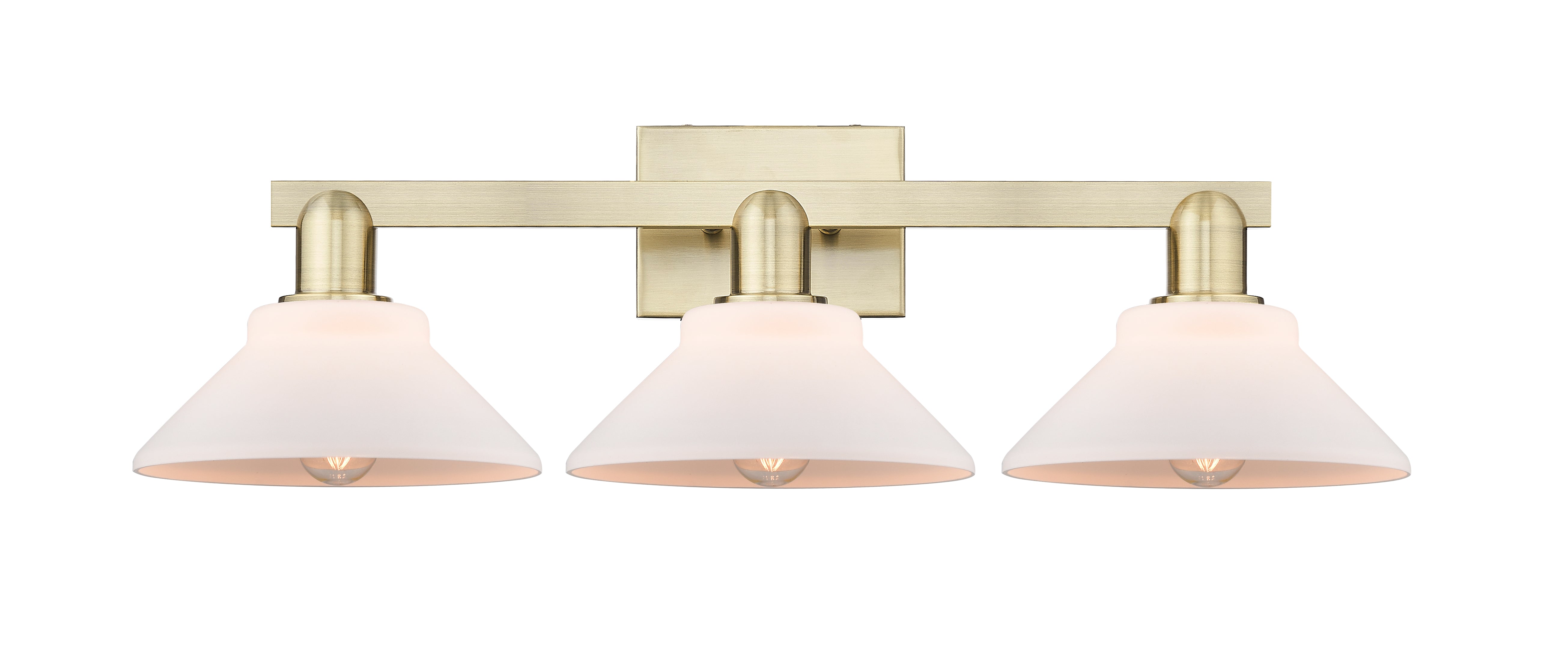Arcadia Bath Vanity Light Cast Brass Steel