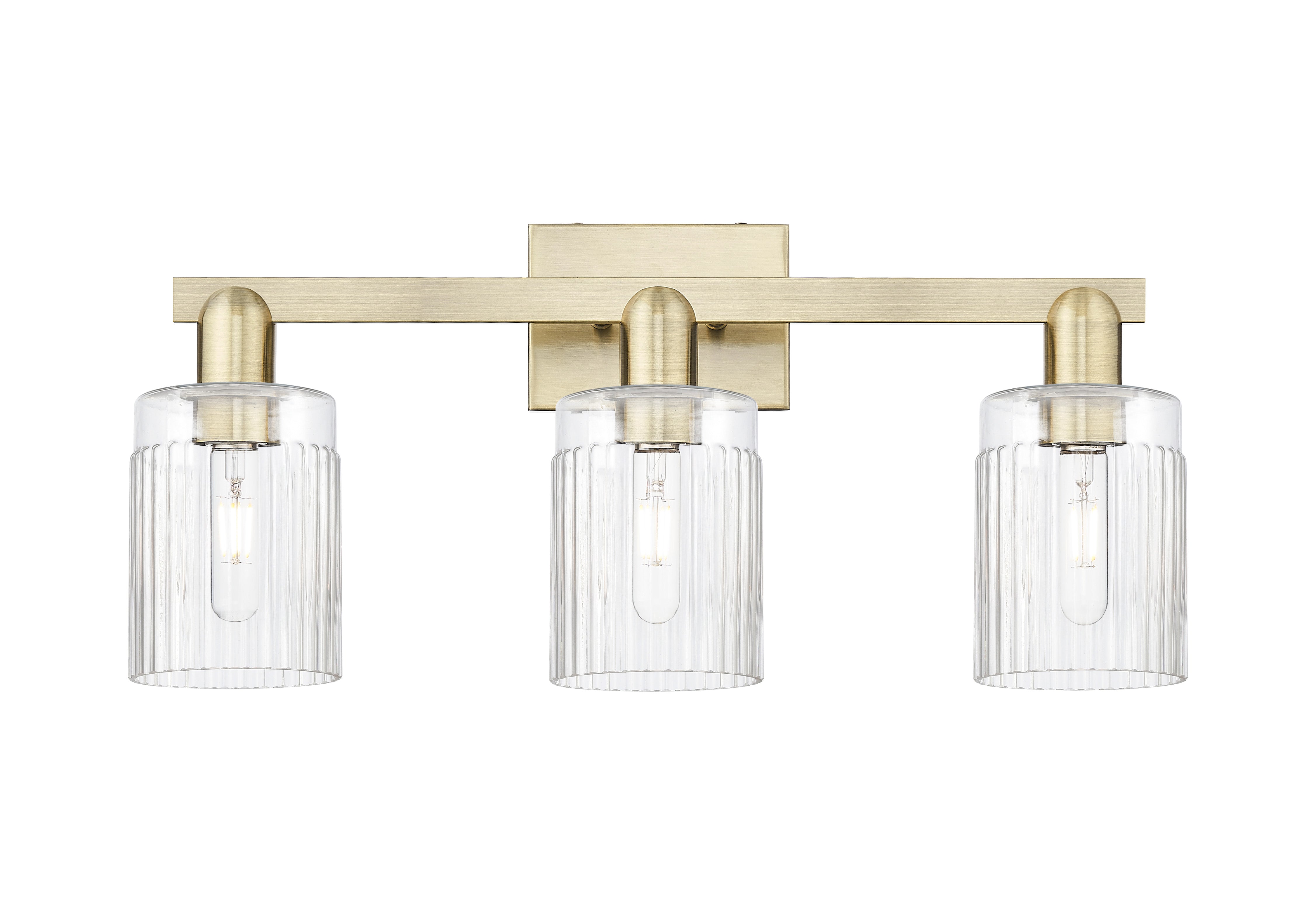 Arcadia Bath Vanity Light Cast Brass Dimmable