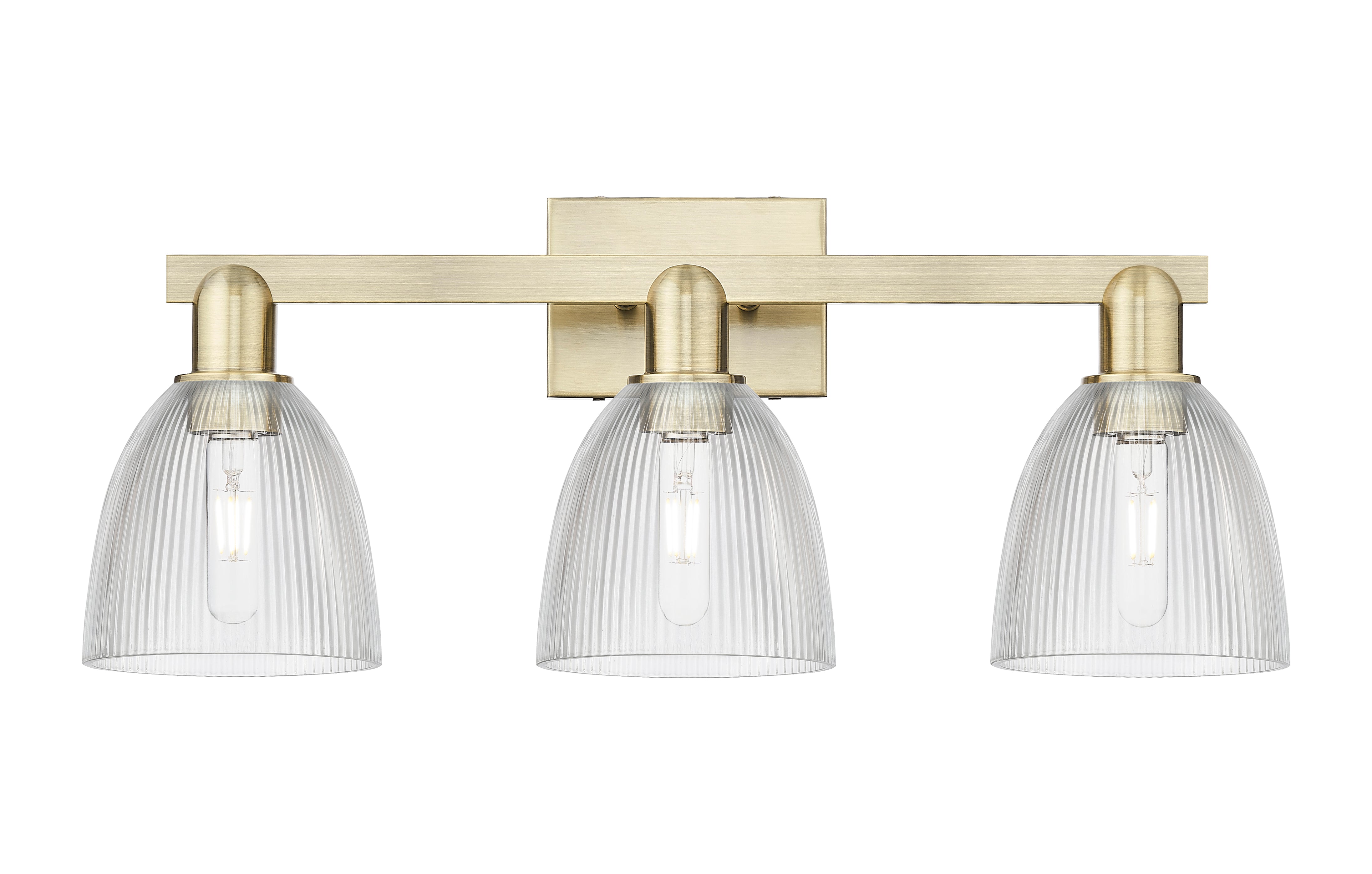 Arcadia Bath Vanity Light Cast Brass