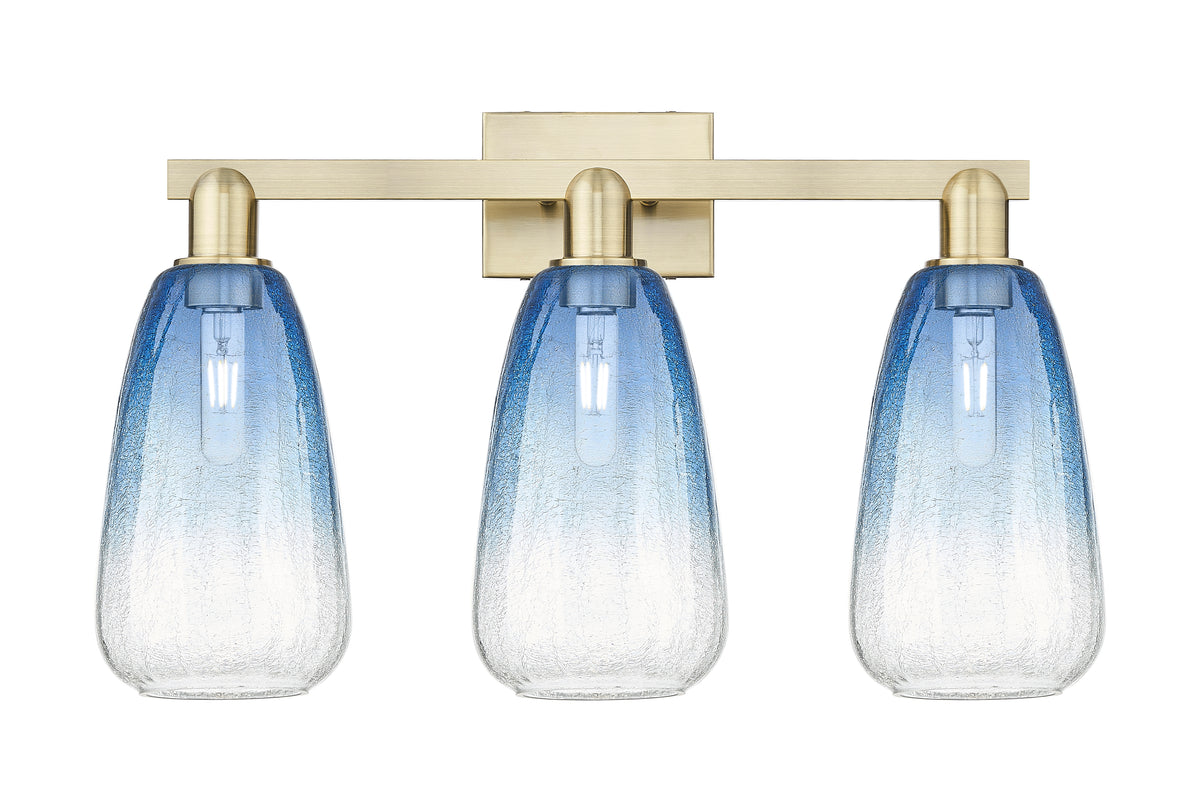 Brookhaven Almond 26-Inch 3-Light Bath Vanity Light 14.75-Inch High