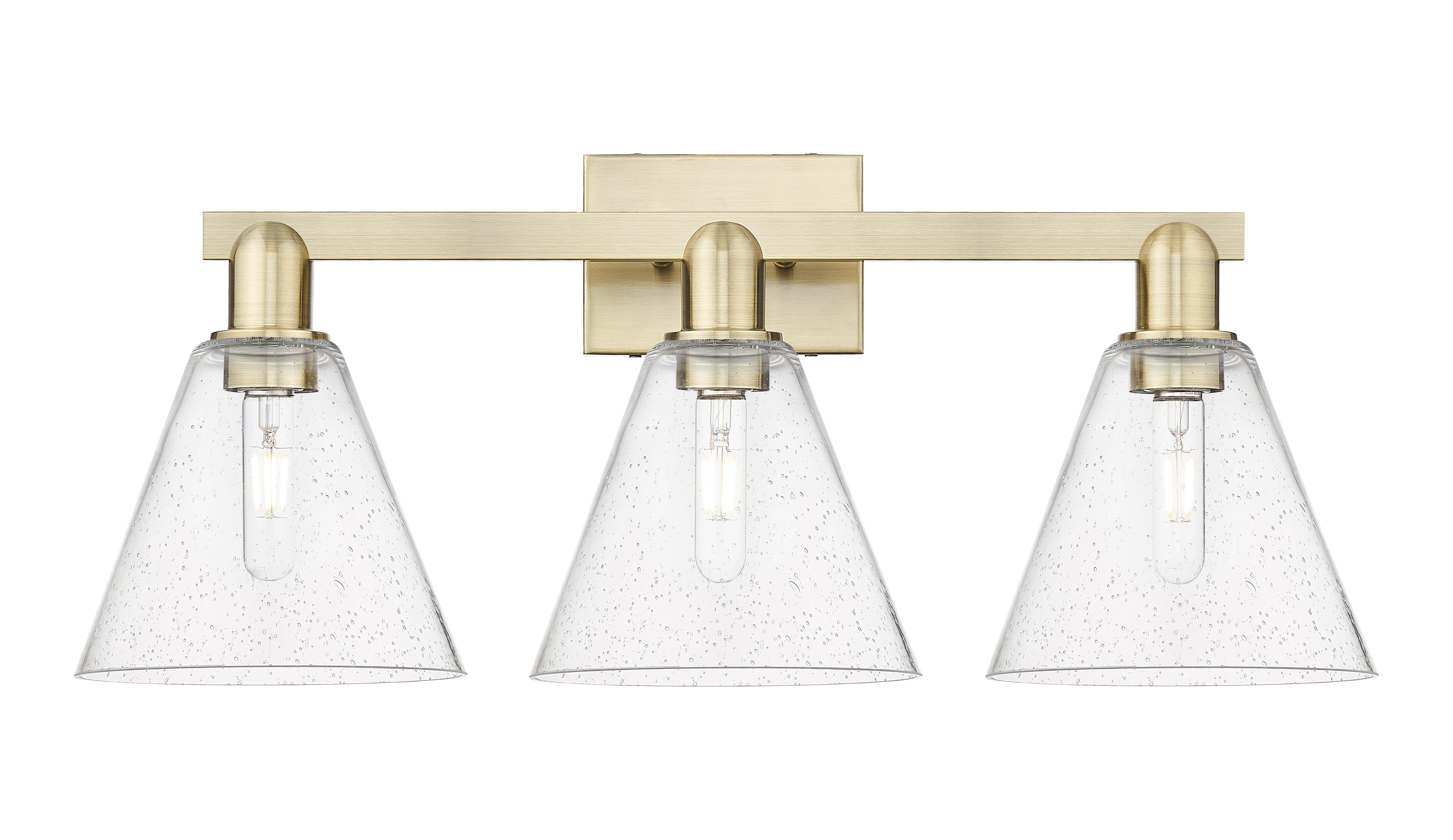 Arcadia Bath Vanity Light Cast Brass