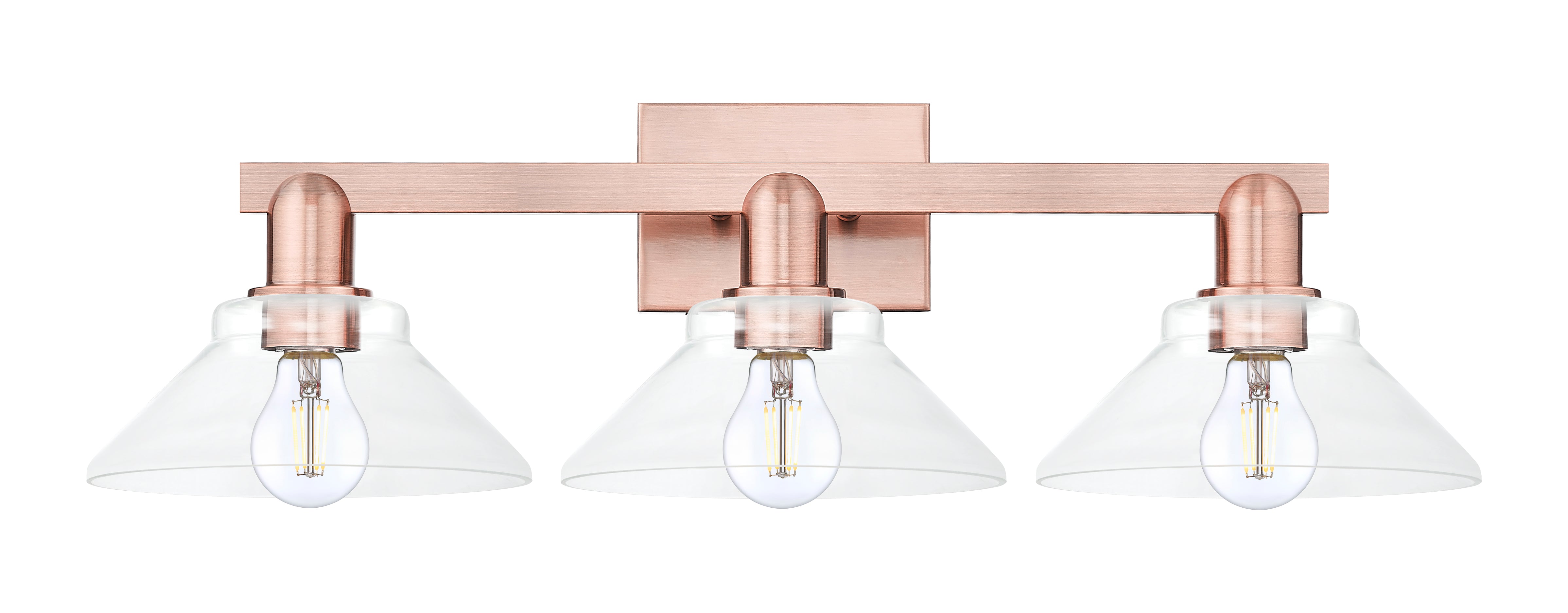 Arcadia Bath Vanity Light Cast Brass Steel