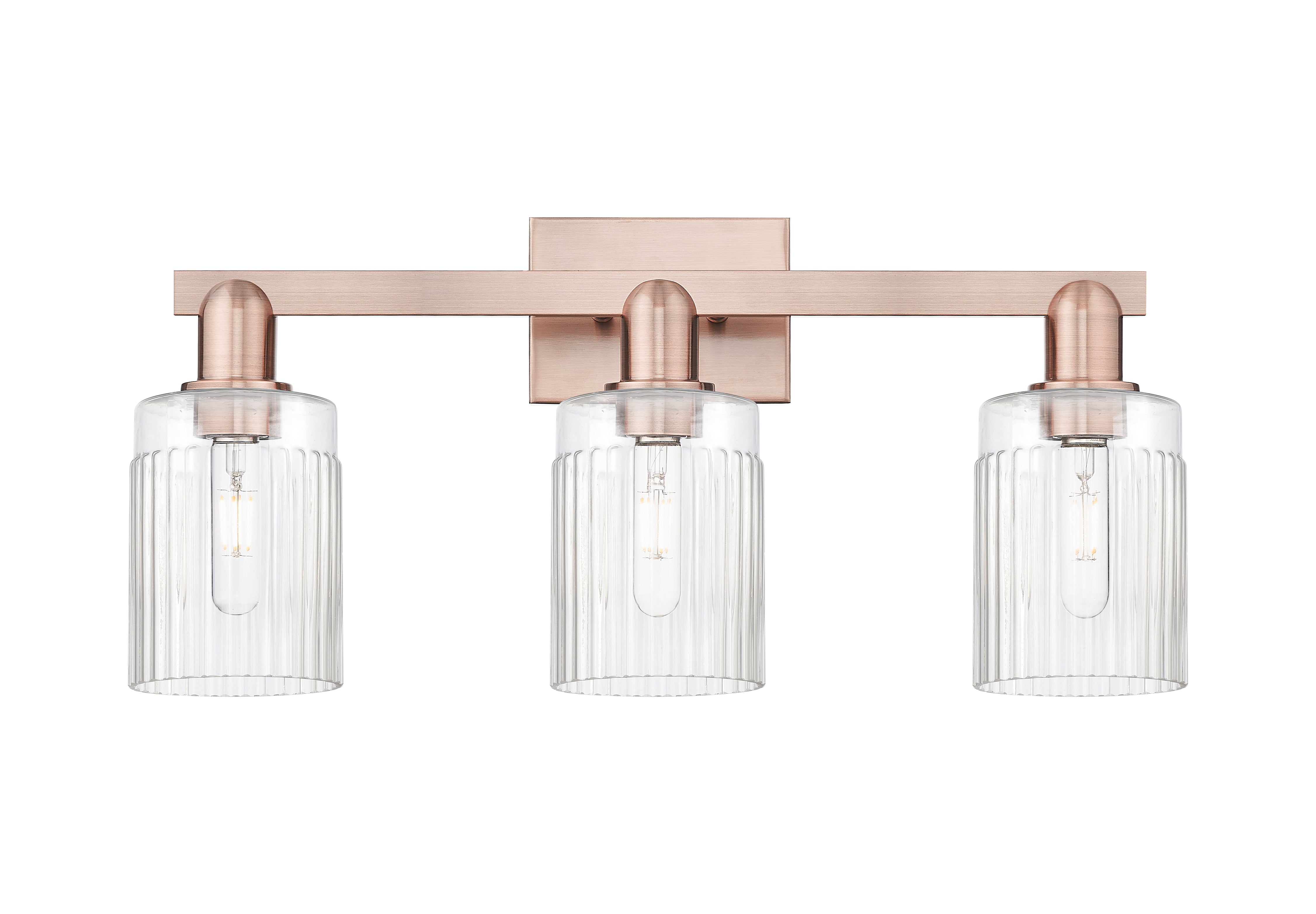 Arcadia Bath Vanity Light Cast Brass Dimmable