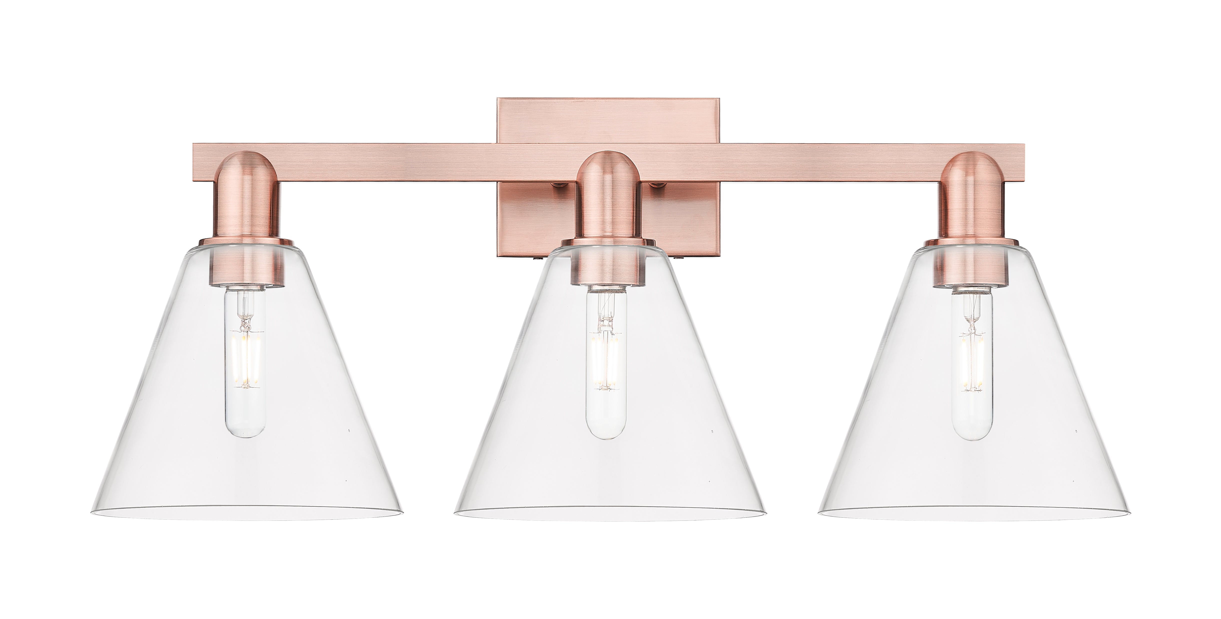Arcadia Bath Vanity Light Cast Brass