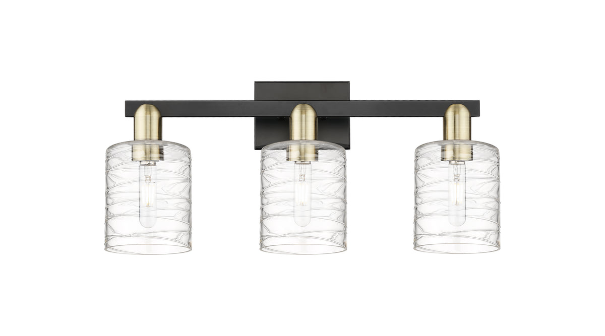 Cobbleskill 24-Inch 3-Light Bath Vanity Light Dimmable