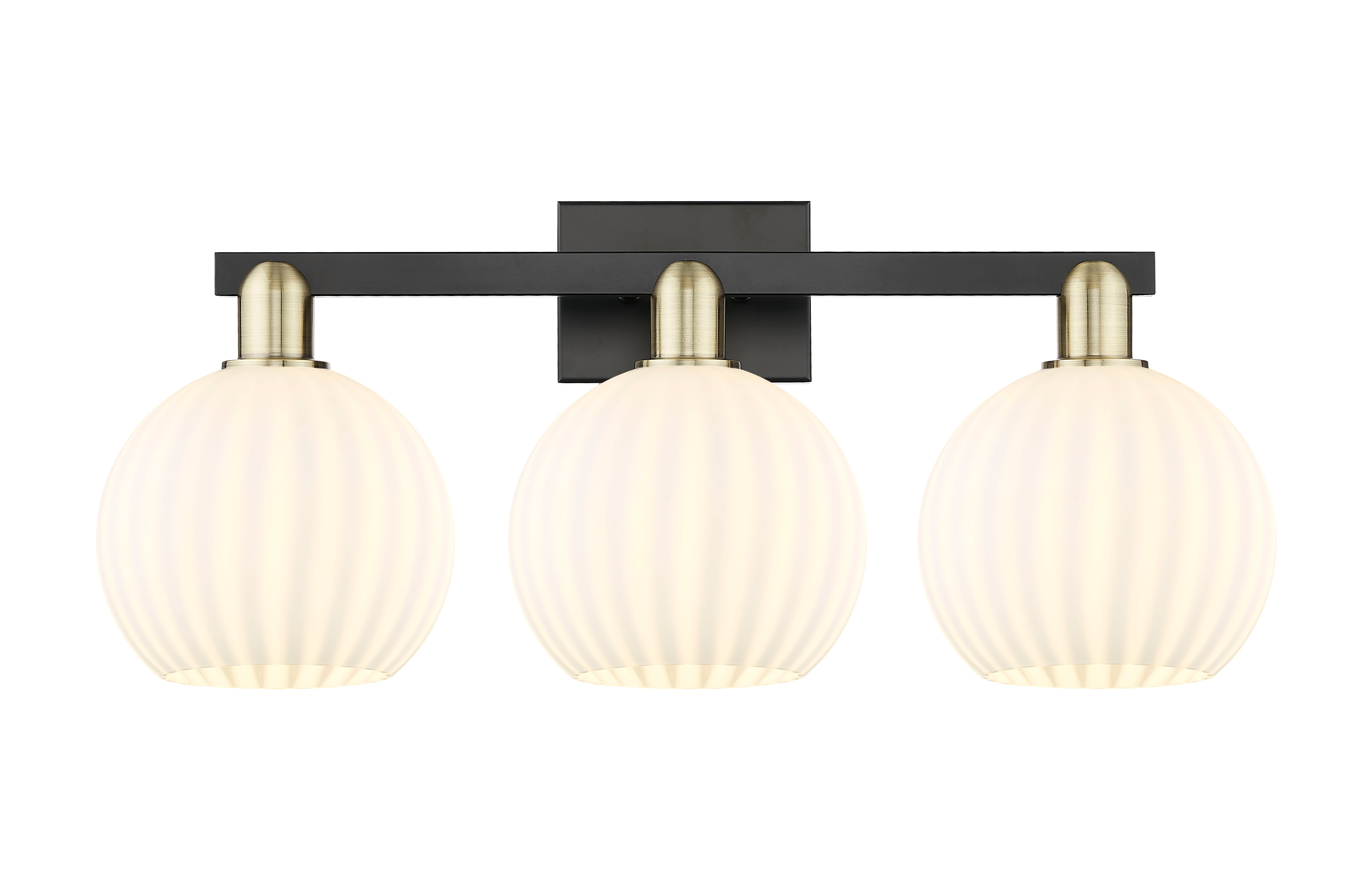 Arcadia Bath Vanity Light Cast Brass
