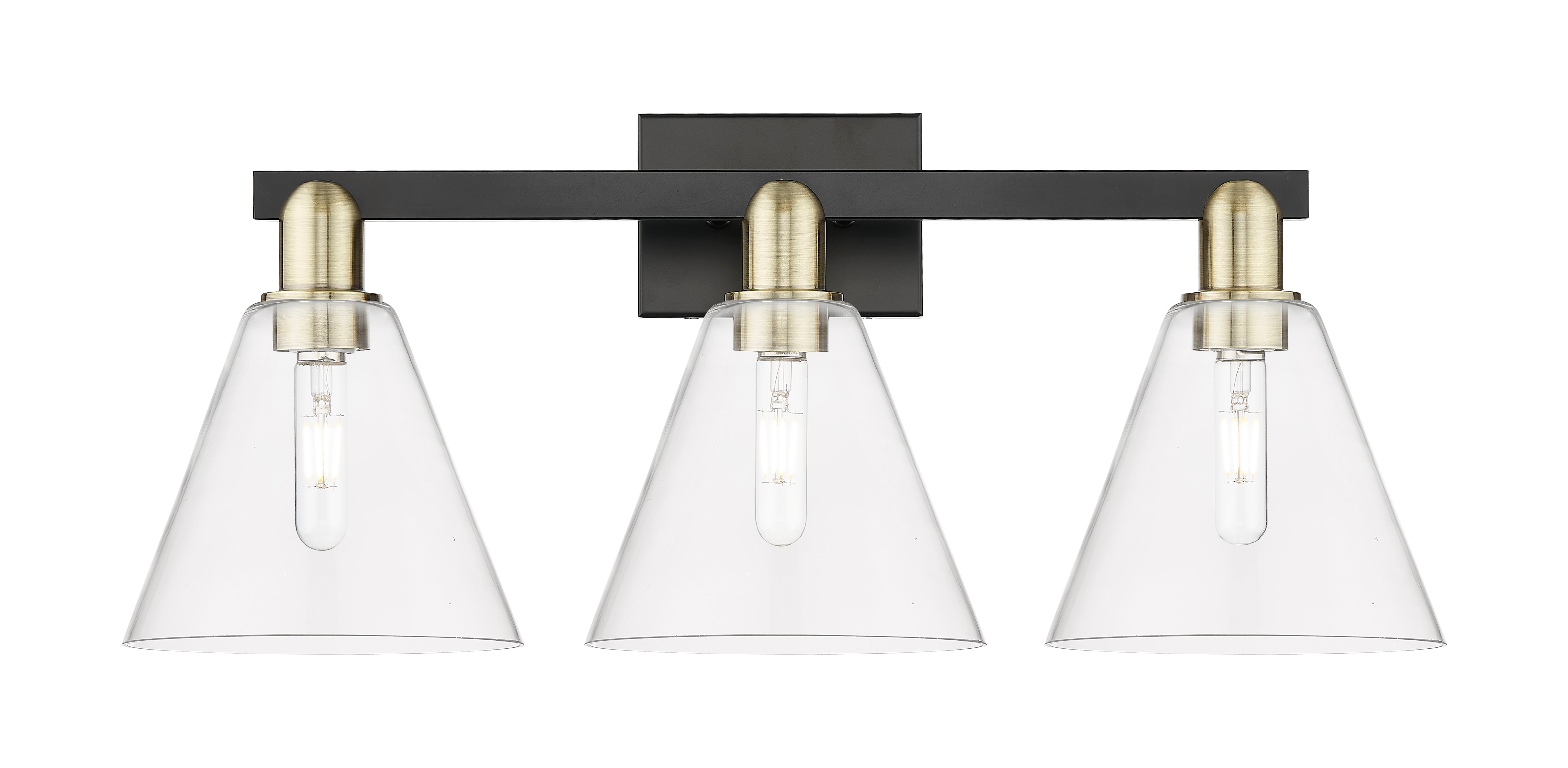 Arcadia Bath Vanity Light Cast Brass