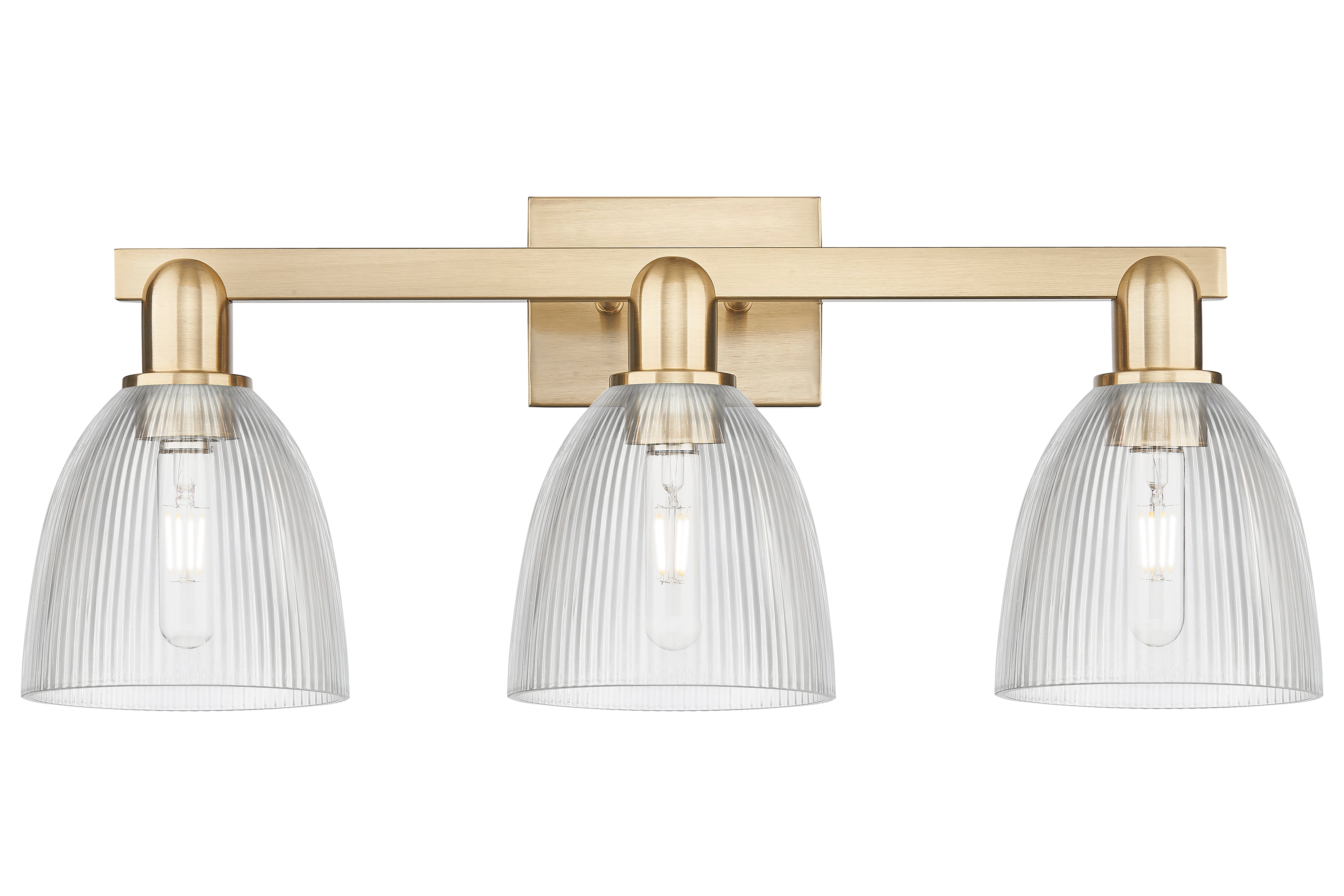 Arcadia Bath Vanity Light Cast Brass