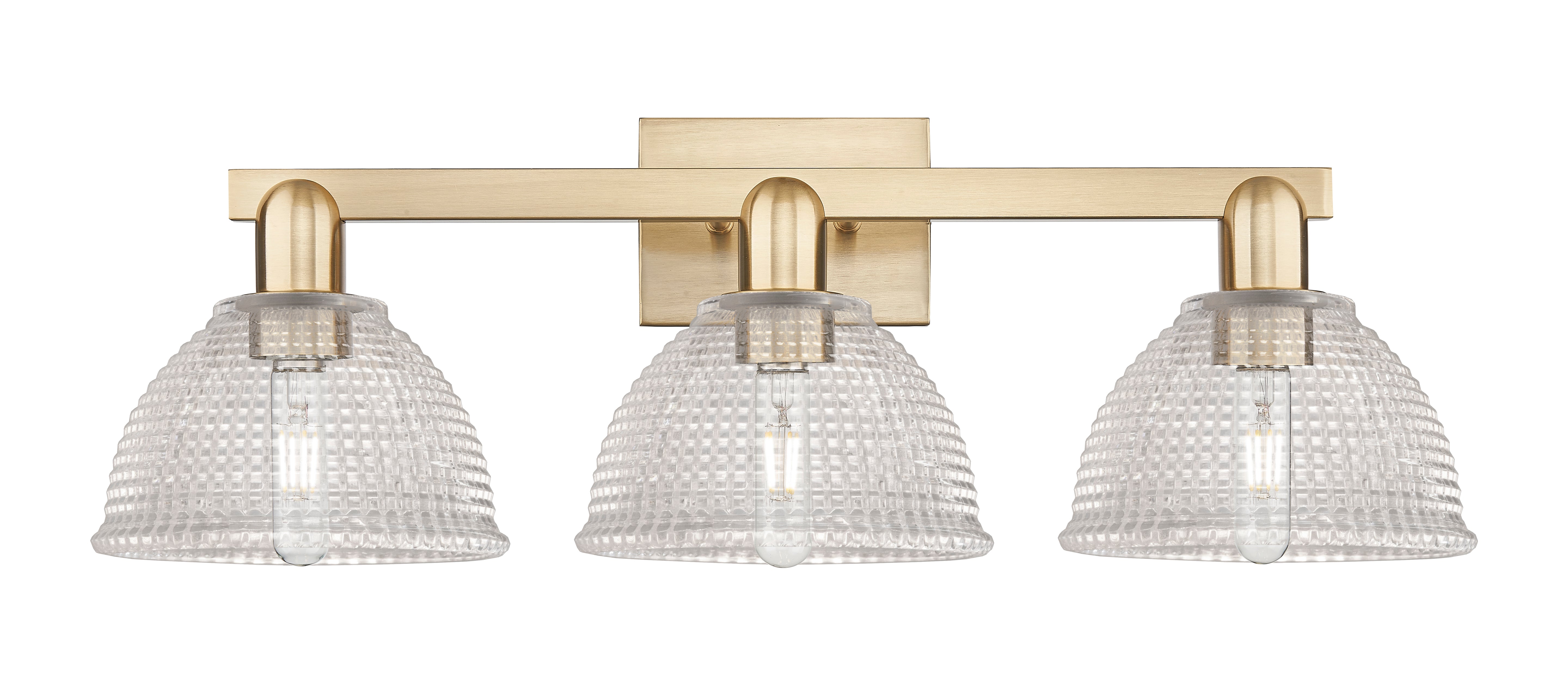Arcadia Bath Vanity Light Cast Brass