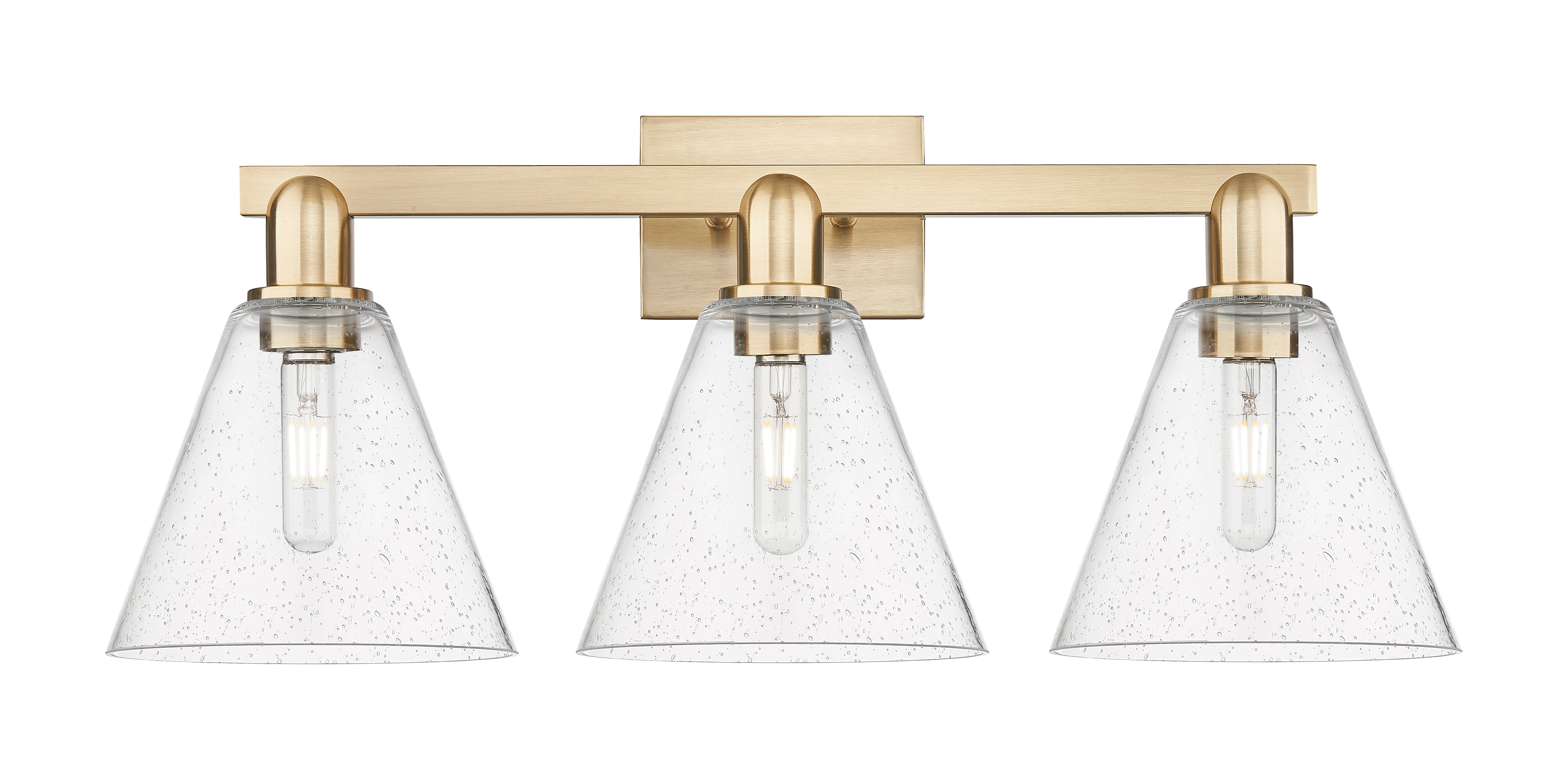 Arcadia Bath Vanity Light Cast Brass