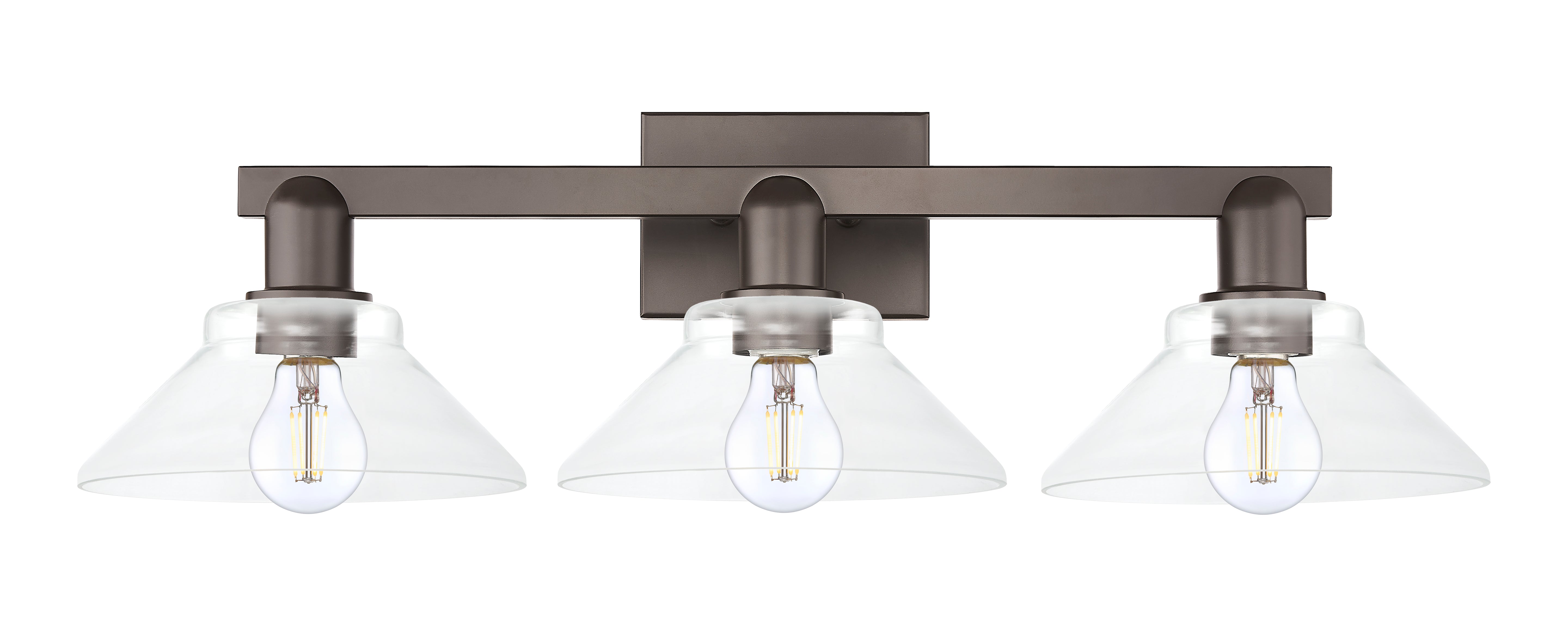 Arcadia Bath Vanity Light Cast Brass Steel