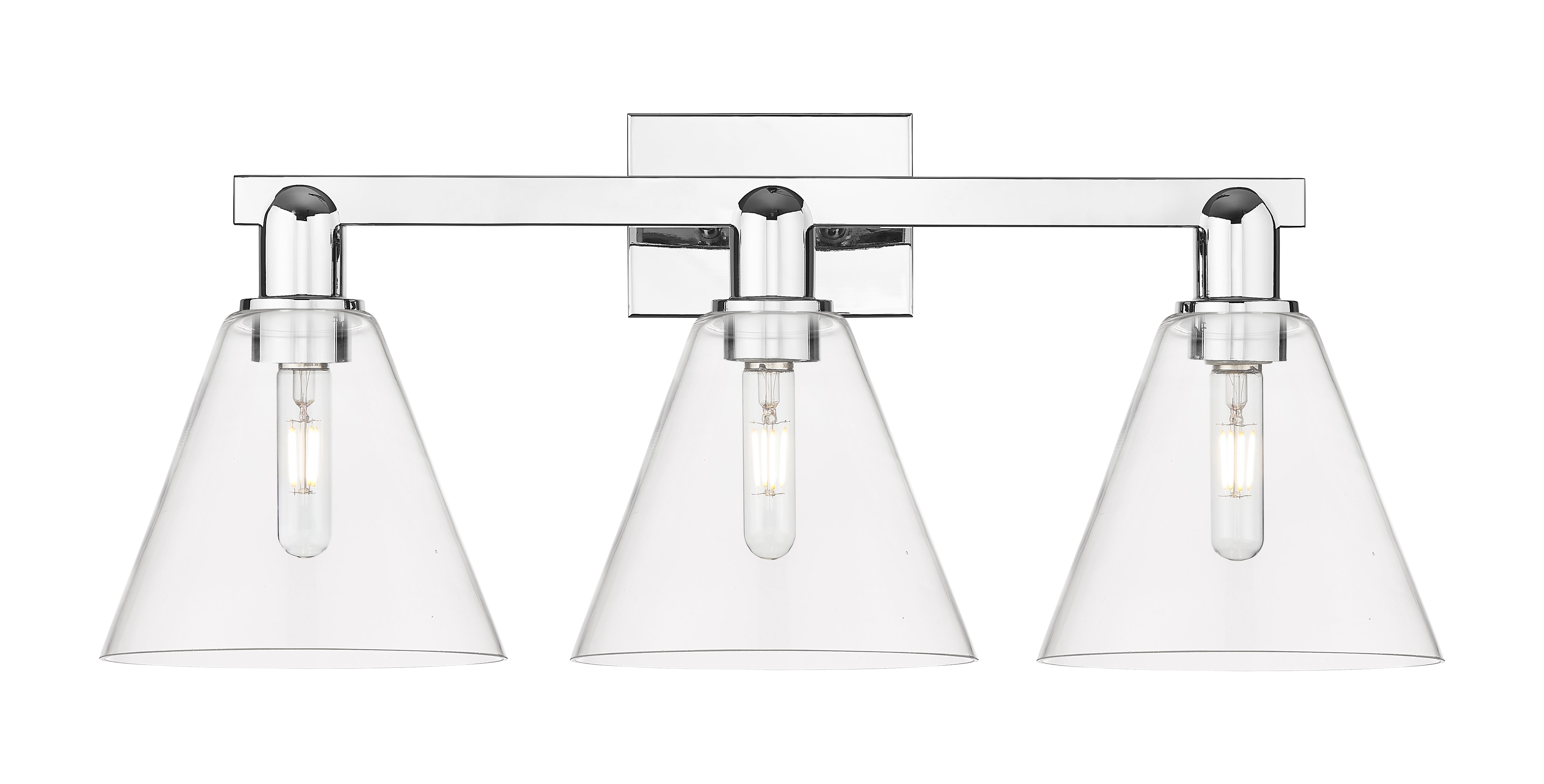 Arcadia Bath Vanity Light Cast Brass