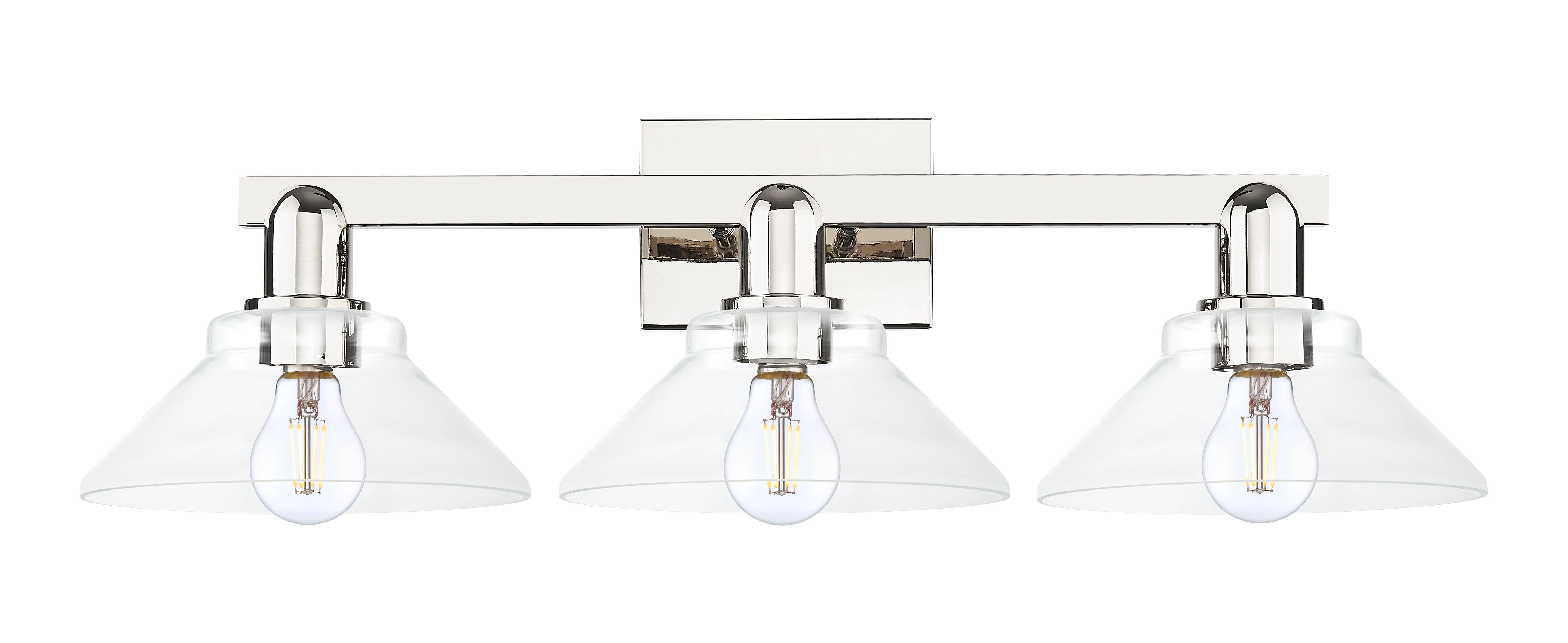 Arcadia Bath Vanity Light Cast Brass Steel