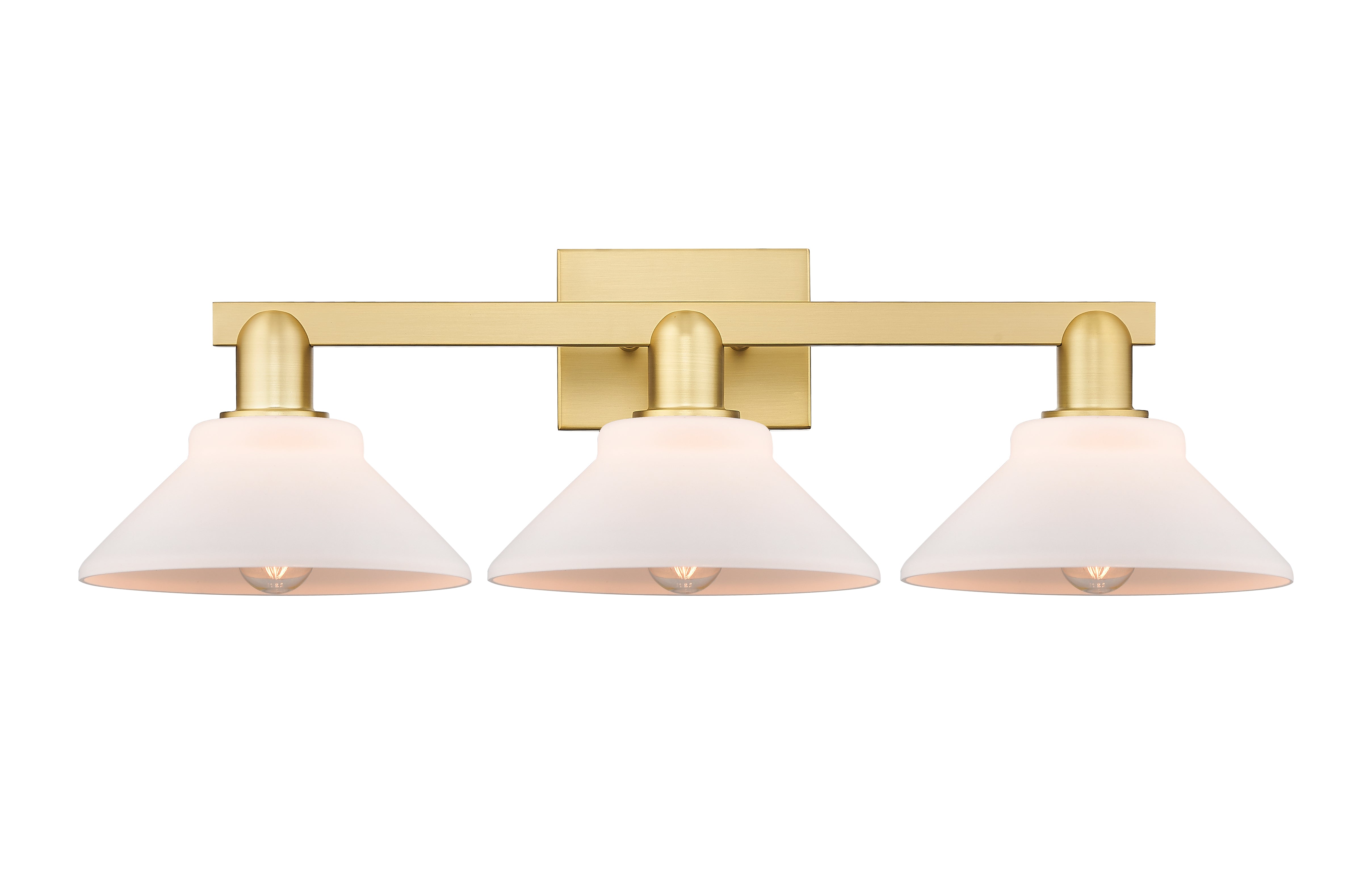 Arcadia Bath Vanity Light Cast Brass Steel