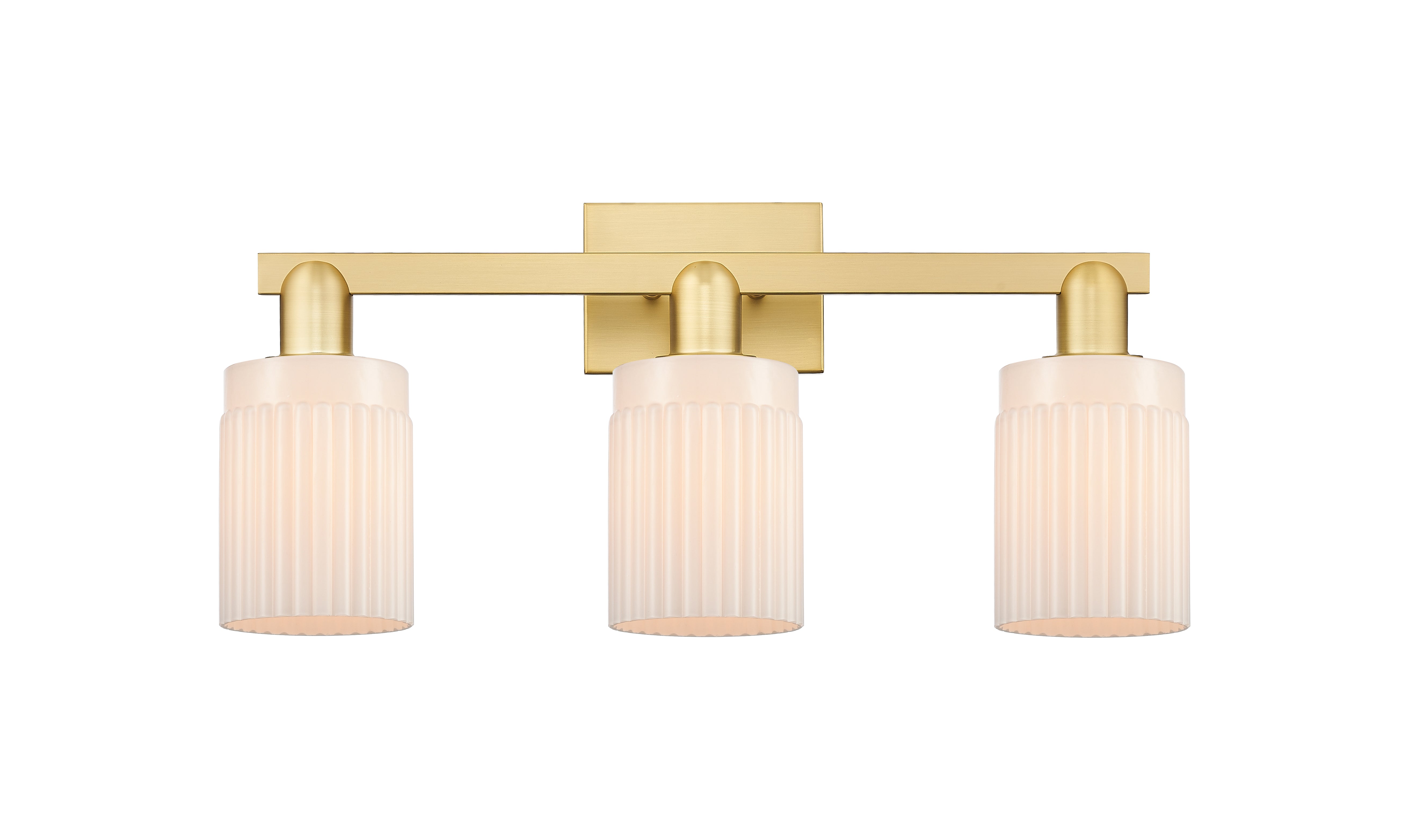 Arcadia Bath Vanity Light Cast Brass Dimmable