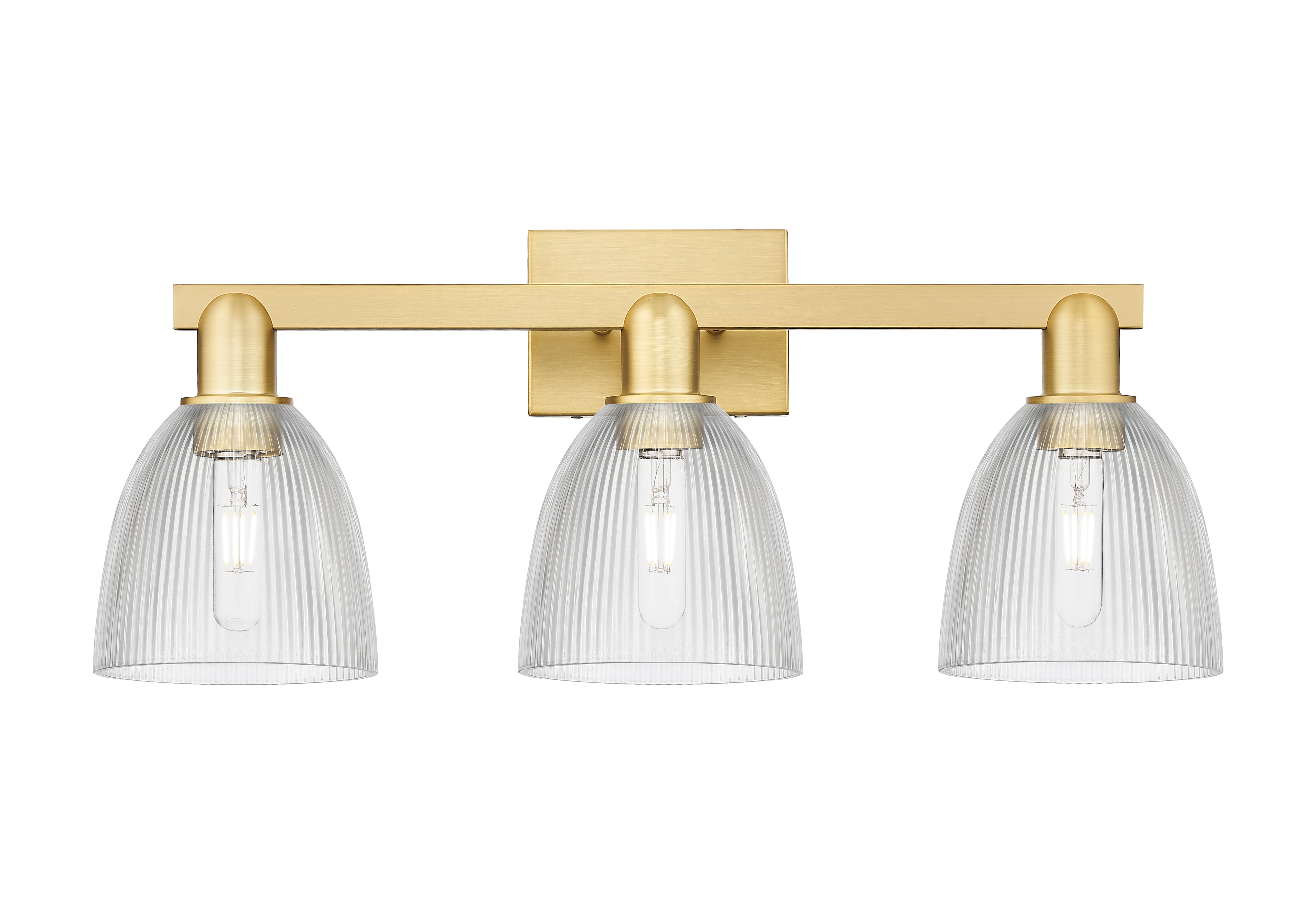 Arcadia Bath Vanity Light Cast Brass