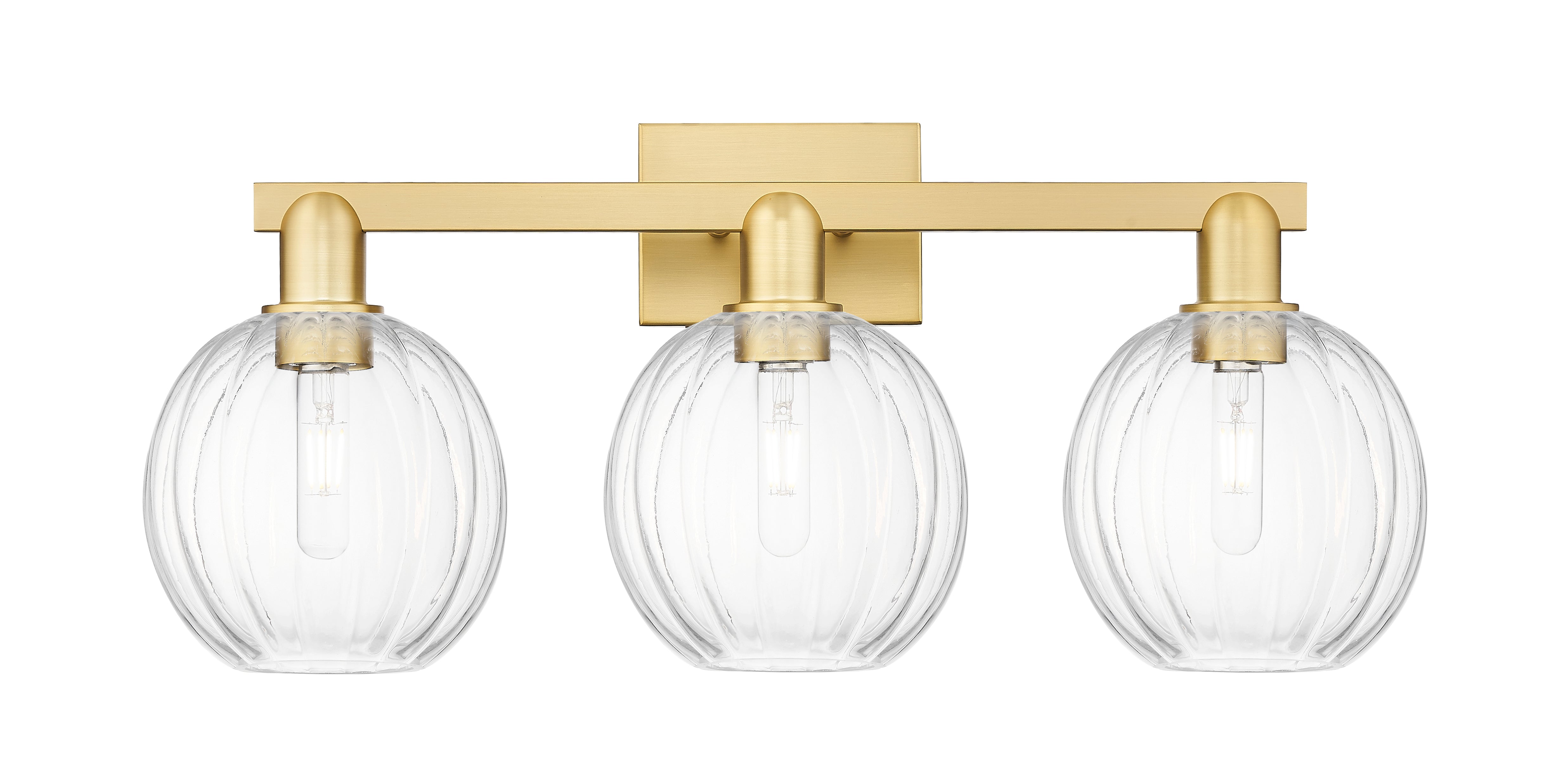 Arcadia Bath Vanity Light Cast Brass