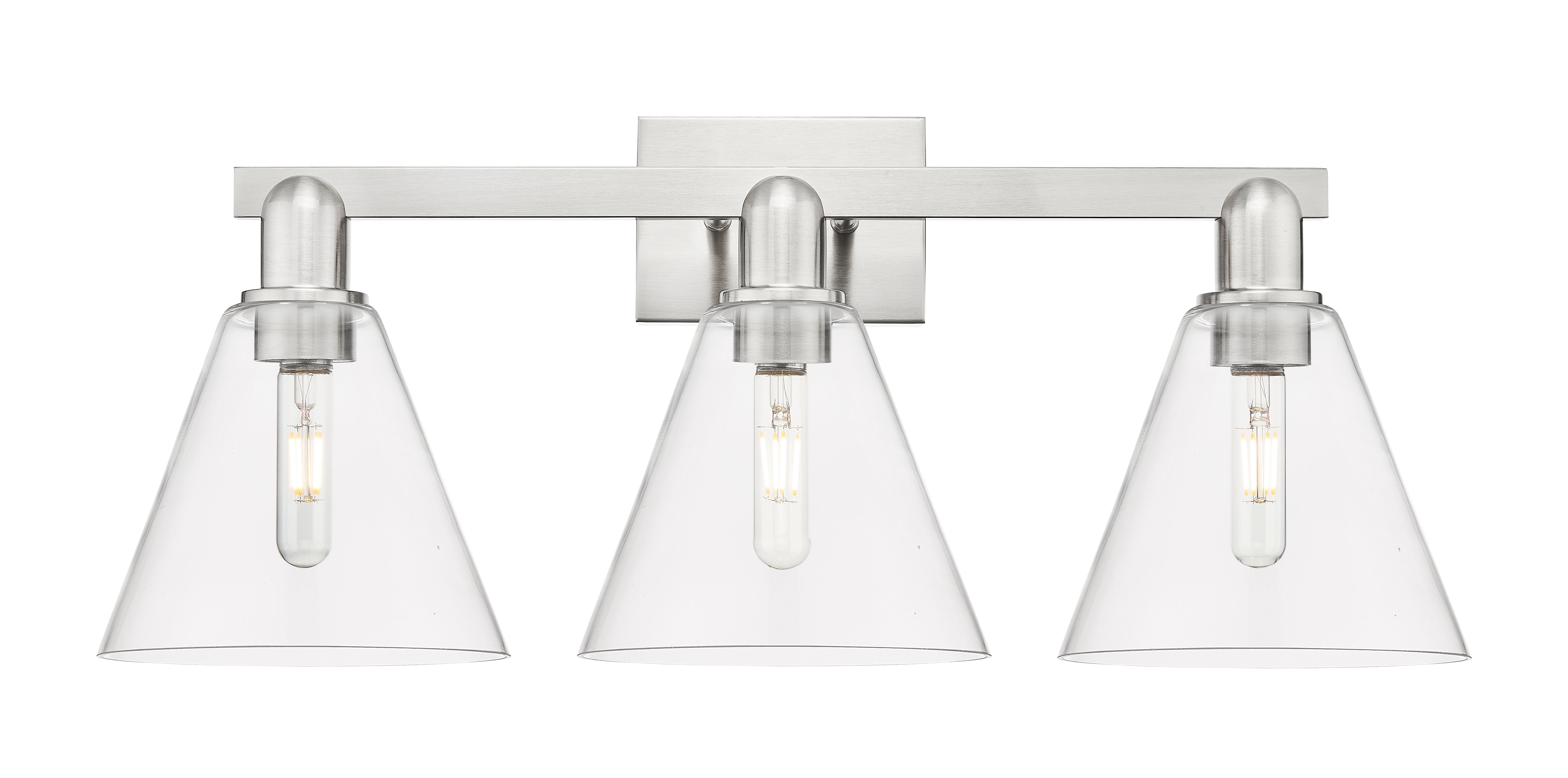 Arcadia Bath Vanity Light Cast Brass