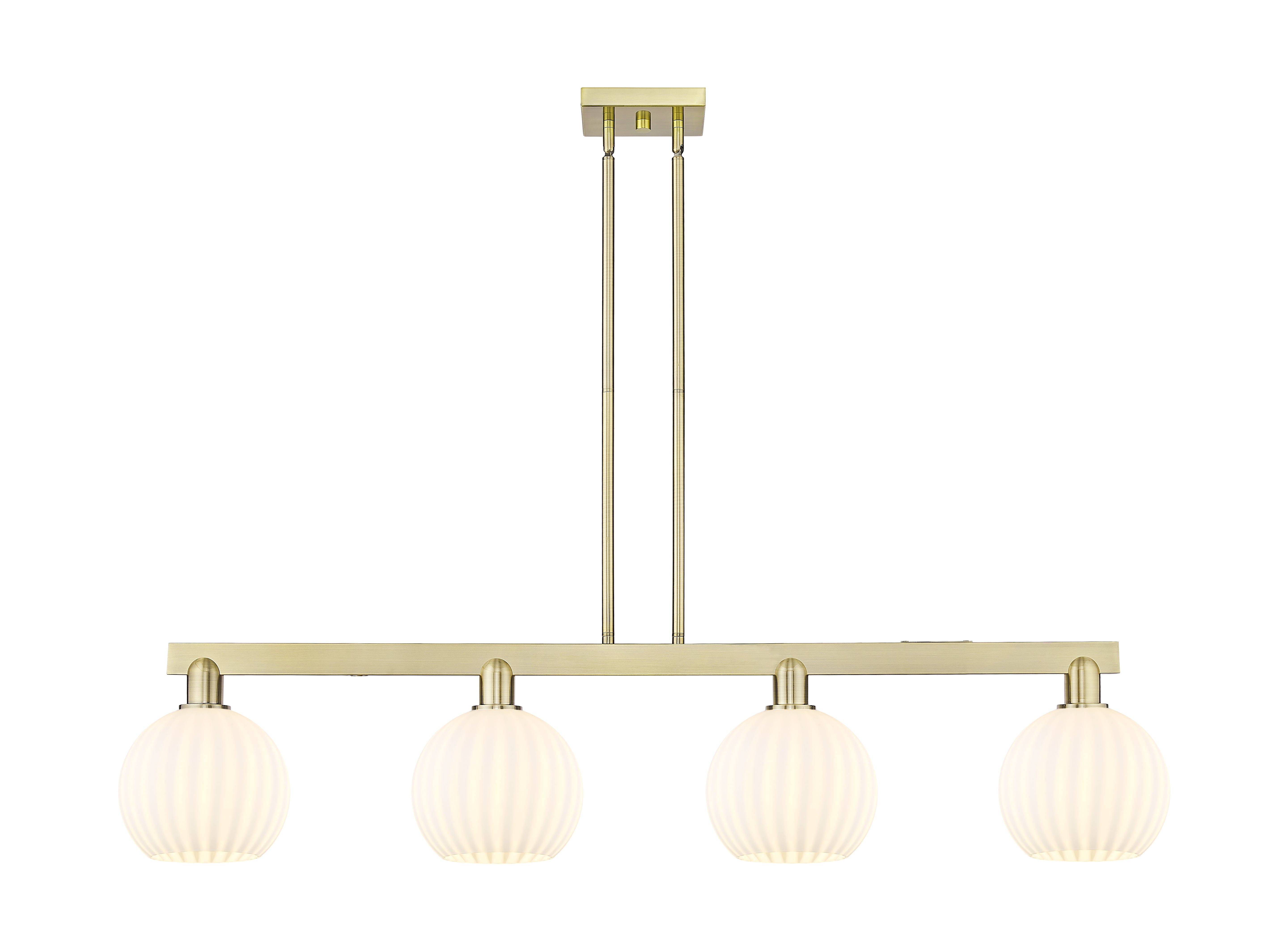 Arcadia Island Light Cast Brass Finish