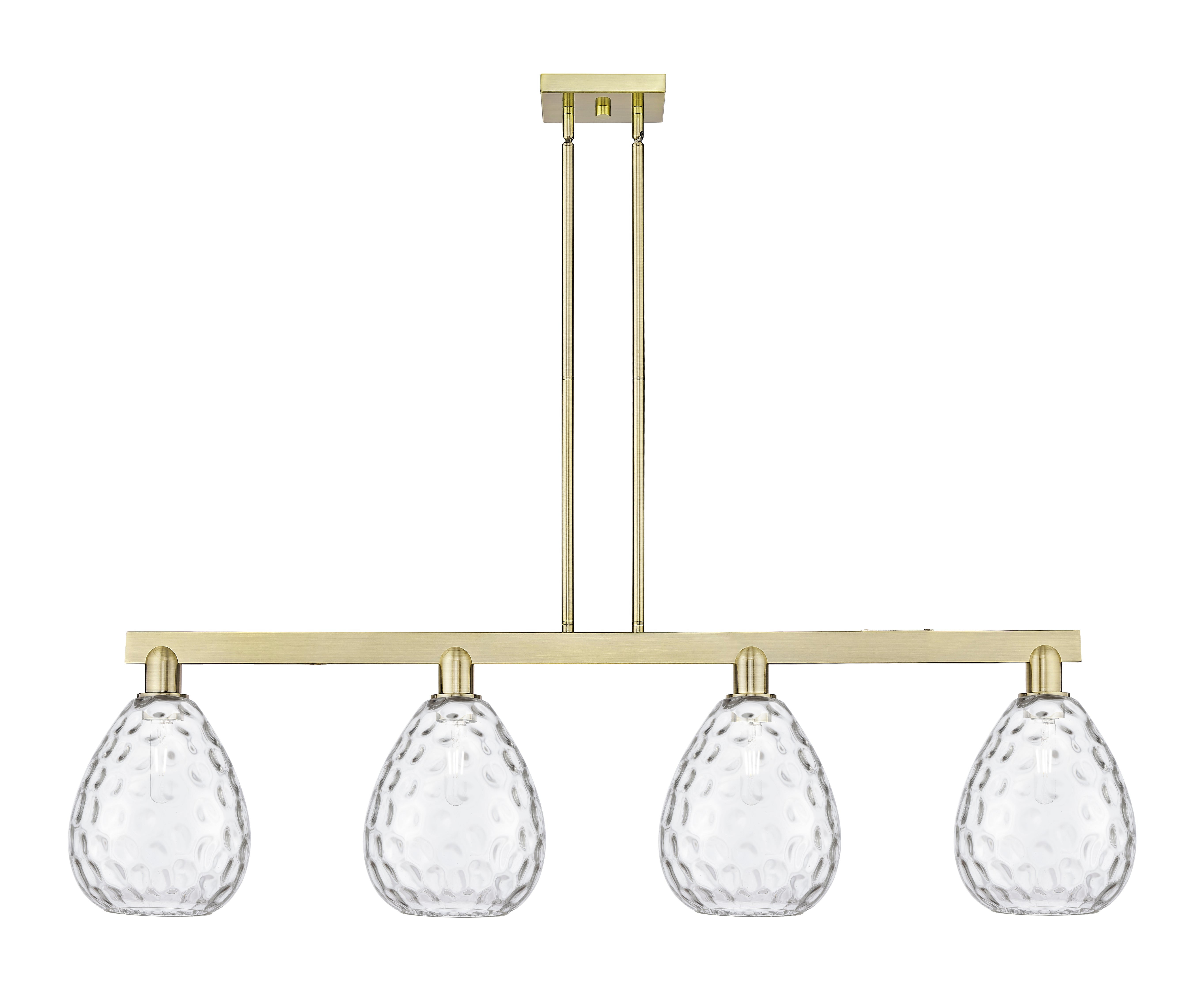 Arcadia Island Light Cast Brass Finish