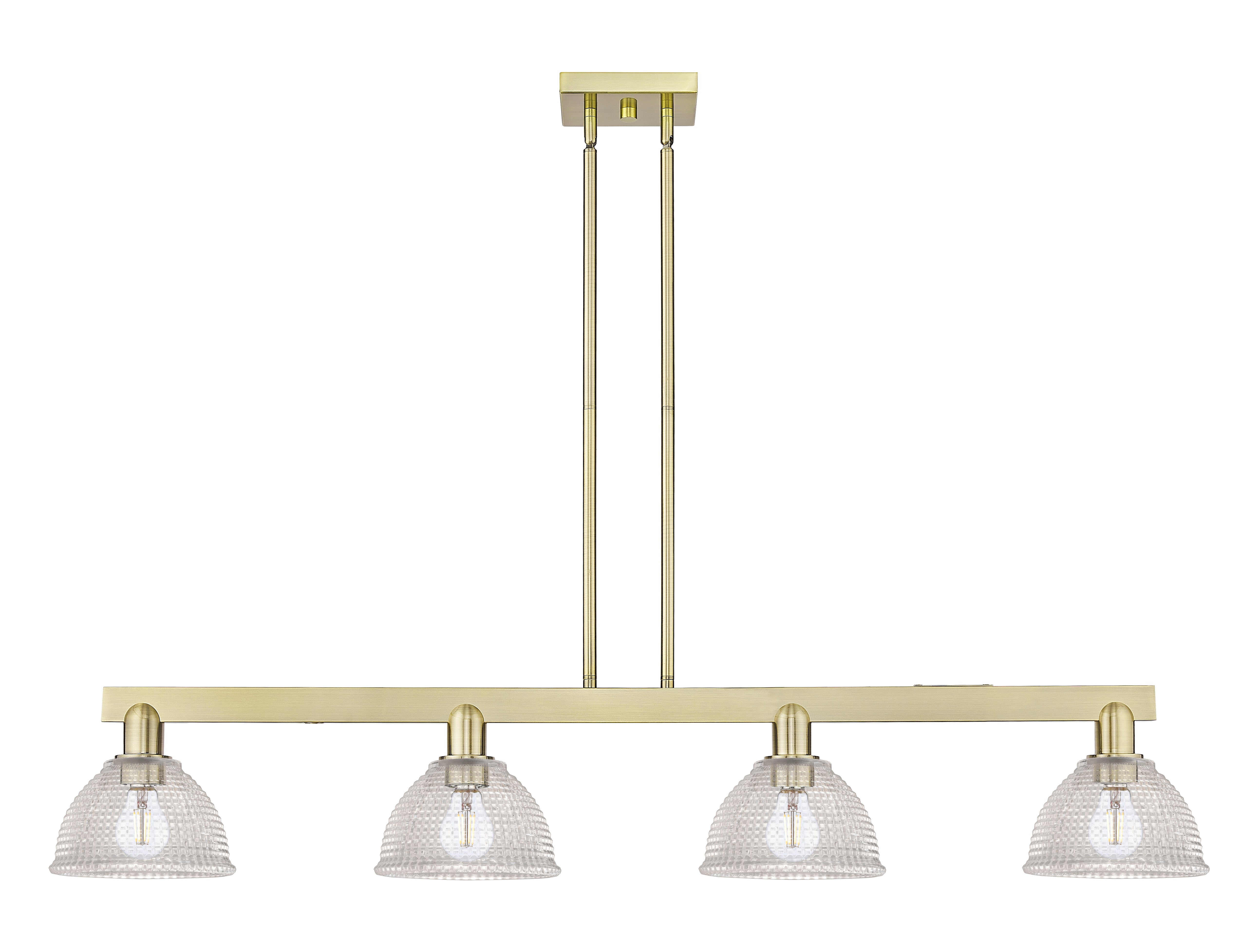 Arcadia Island Light Cast Brass Finish Steel