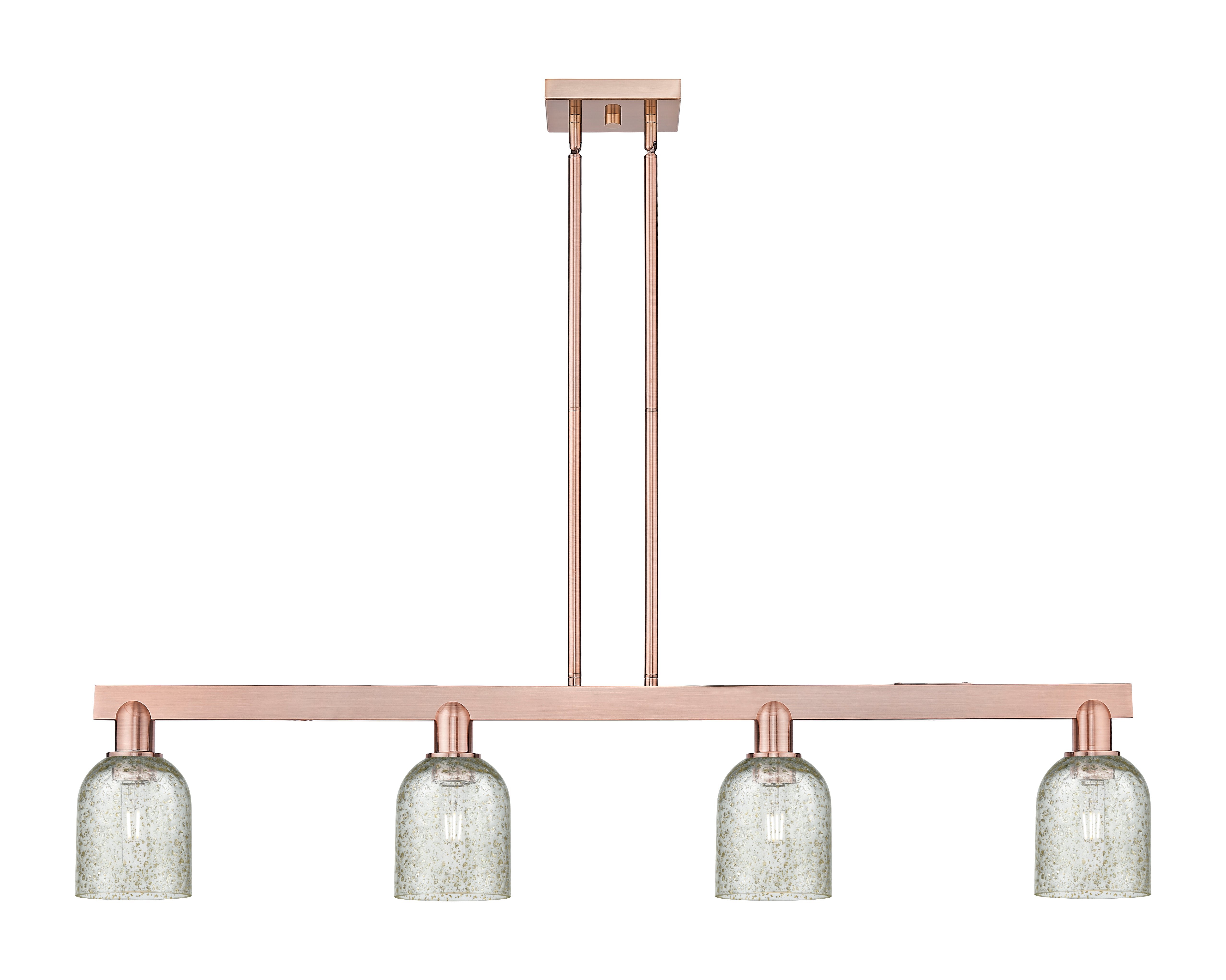 Arcadia Island Light Cast Brass Glass Steel