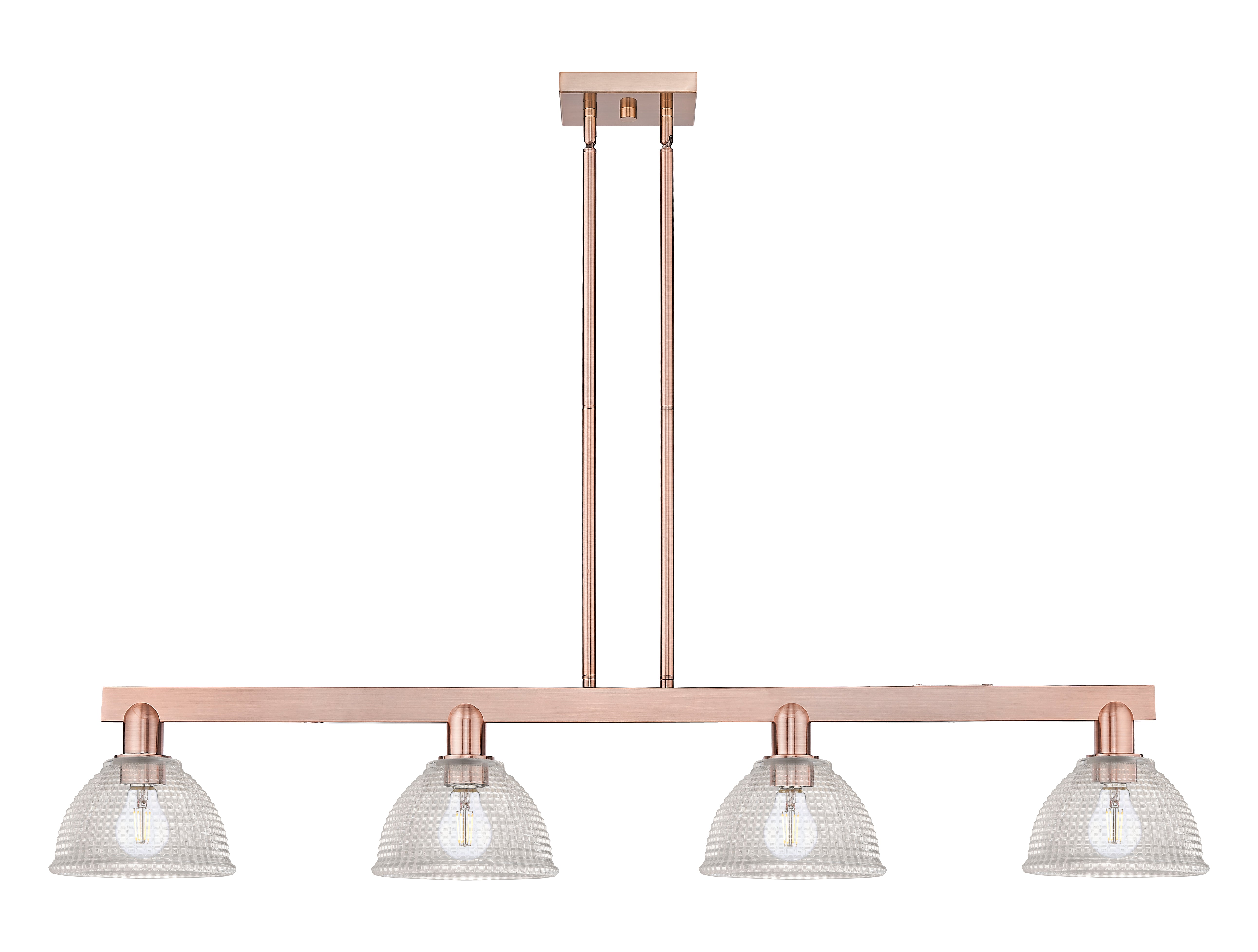 Arcadia Island Light Cast Brass Finish Steel