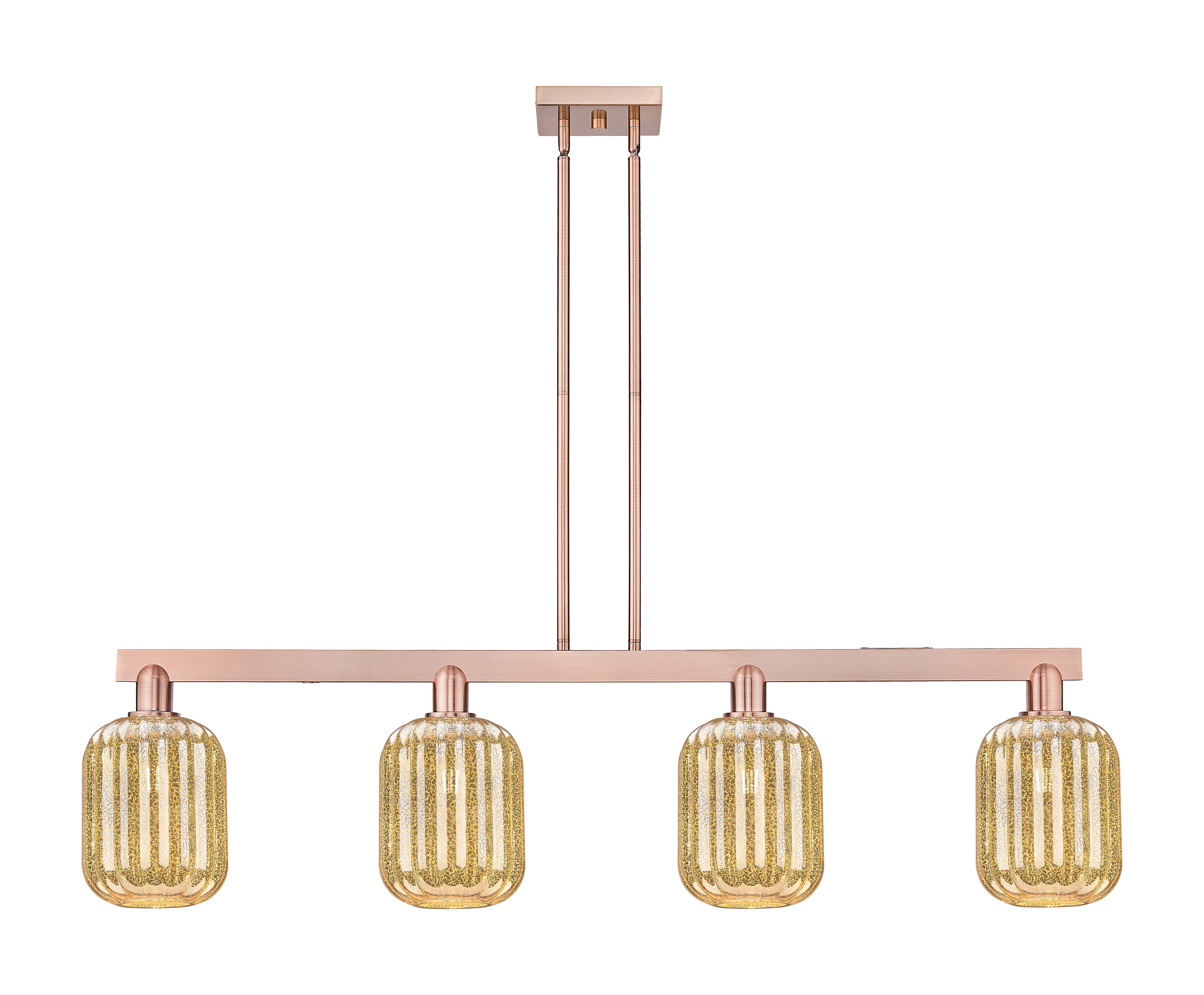 Arcadia Island Light Cast Brass Steel Glass