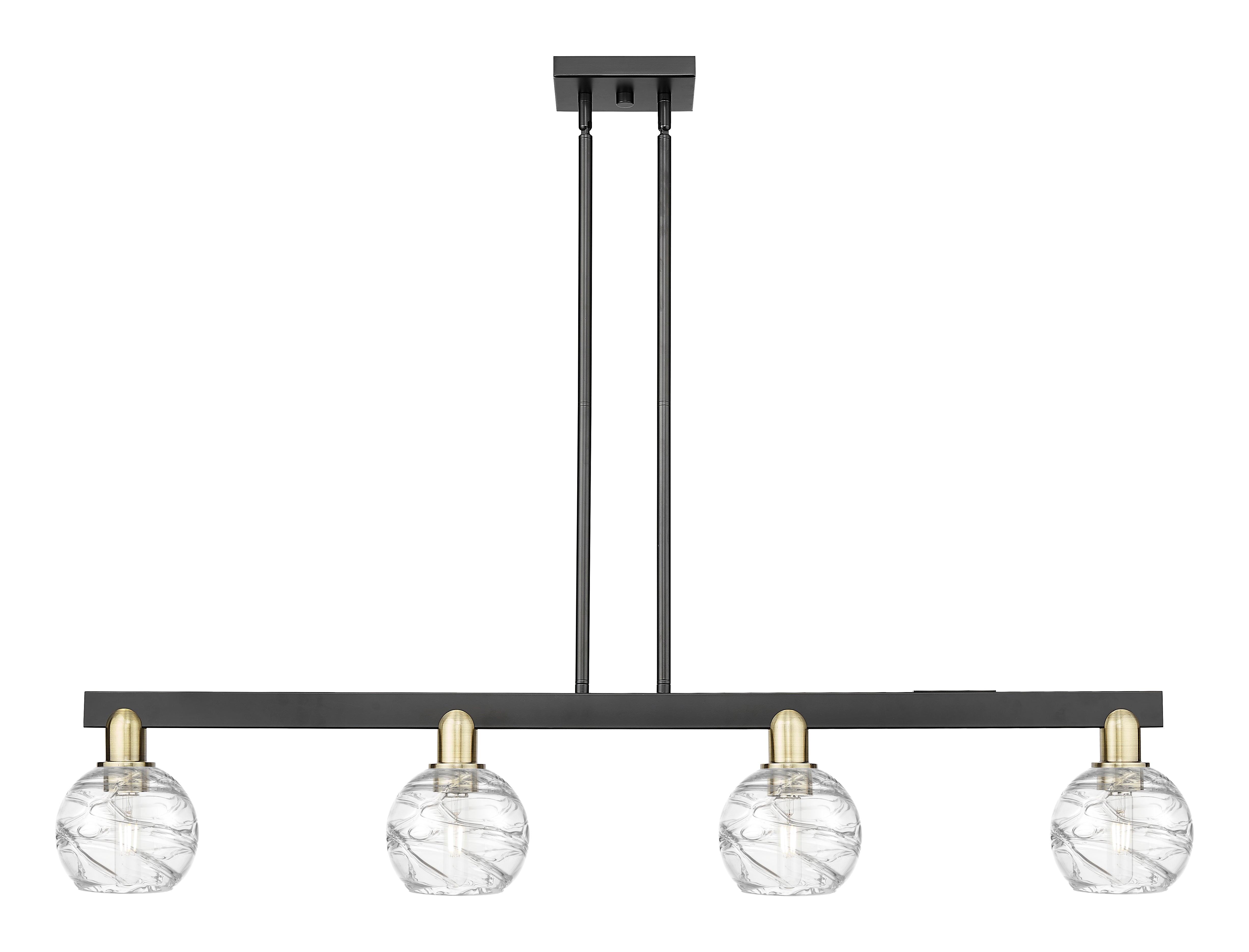 Arcadia Island Light Nine Inch Brass