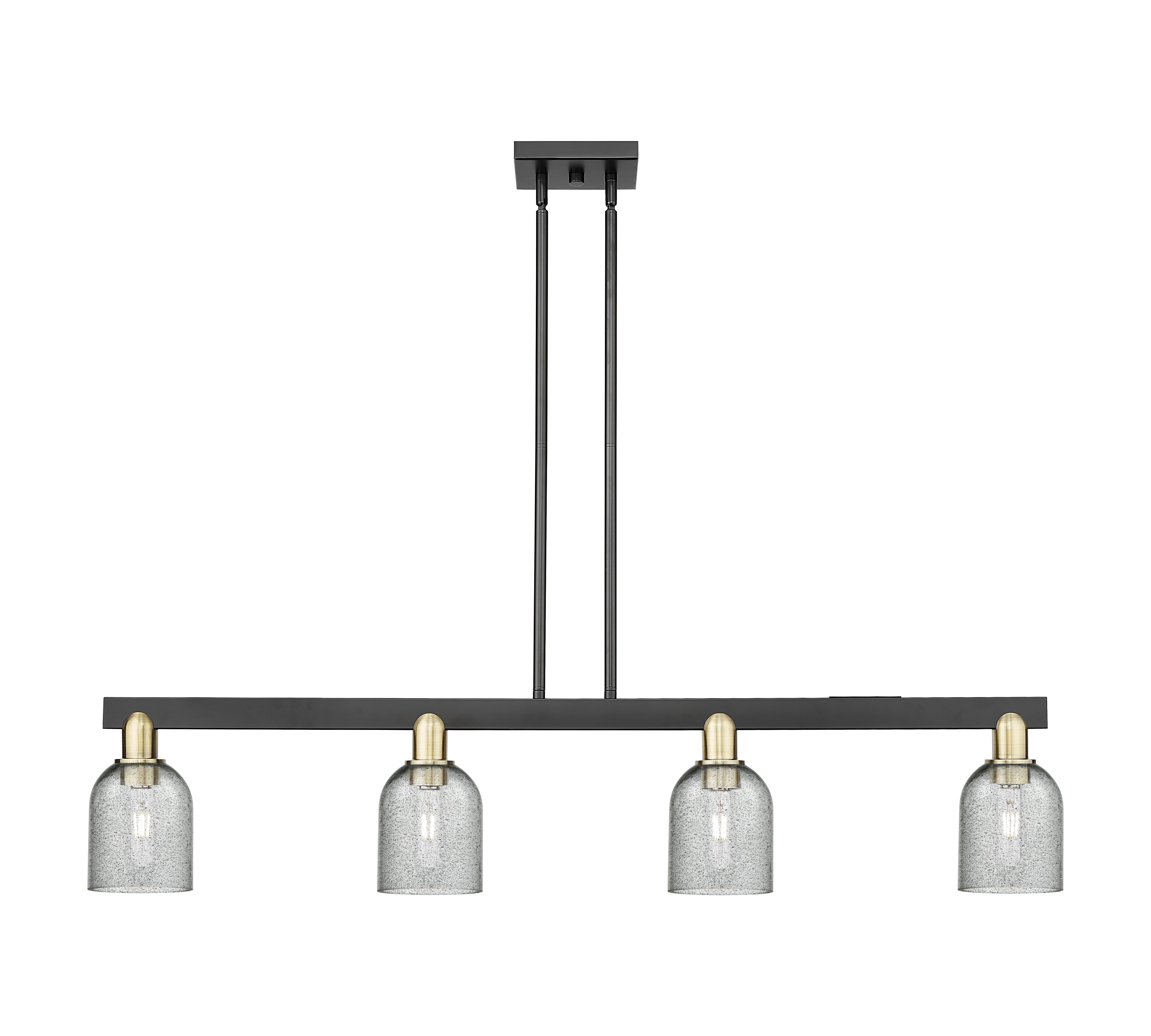 Arcadia Island Light Cast Brass Glass Steel