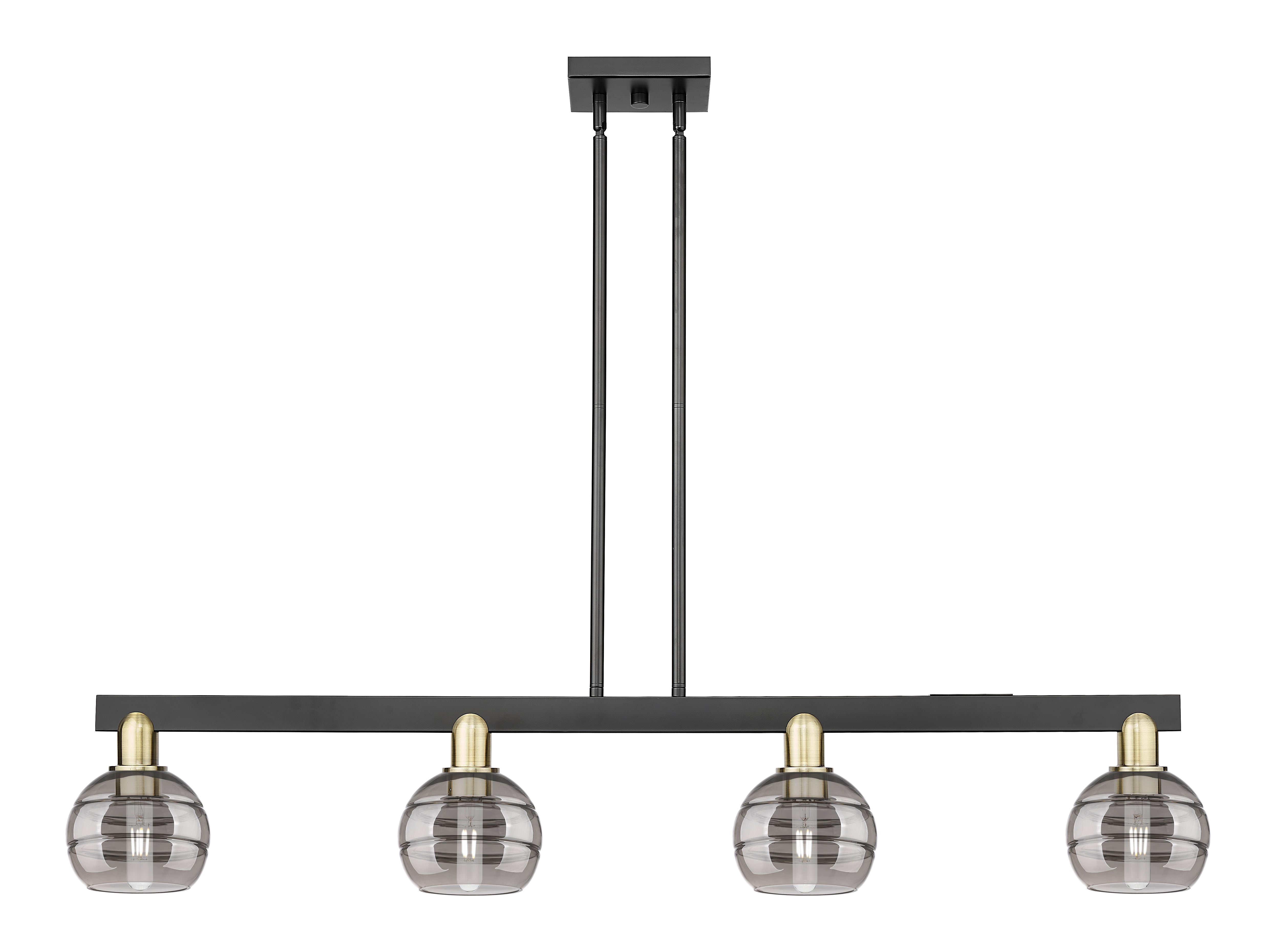 Arcadia Island Light Cast Brass Glass