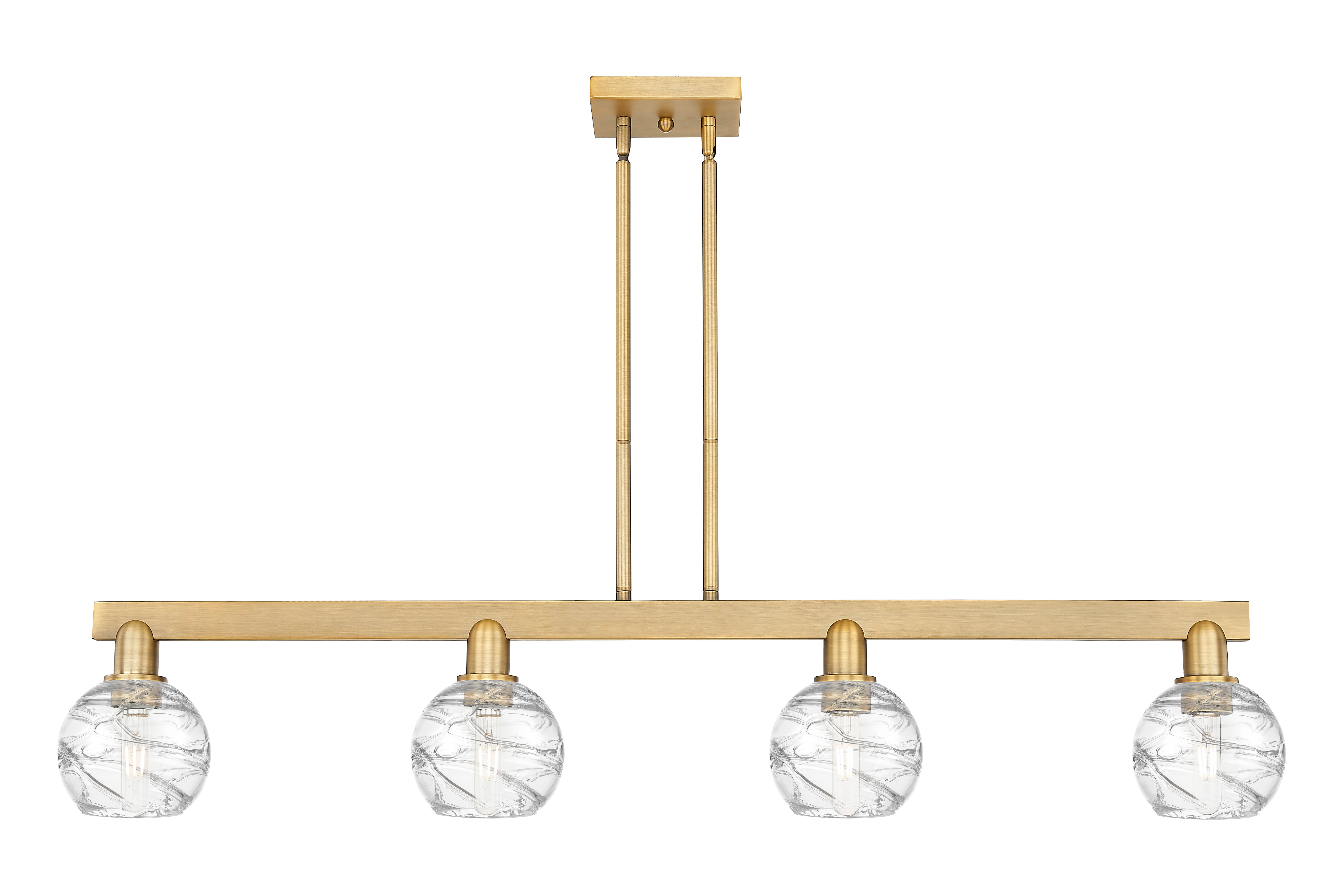 Arcadia Island Light Nine Inch Brass