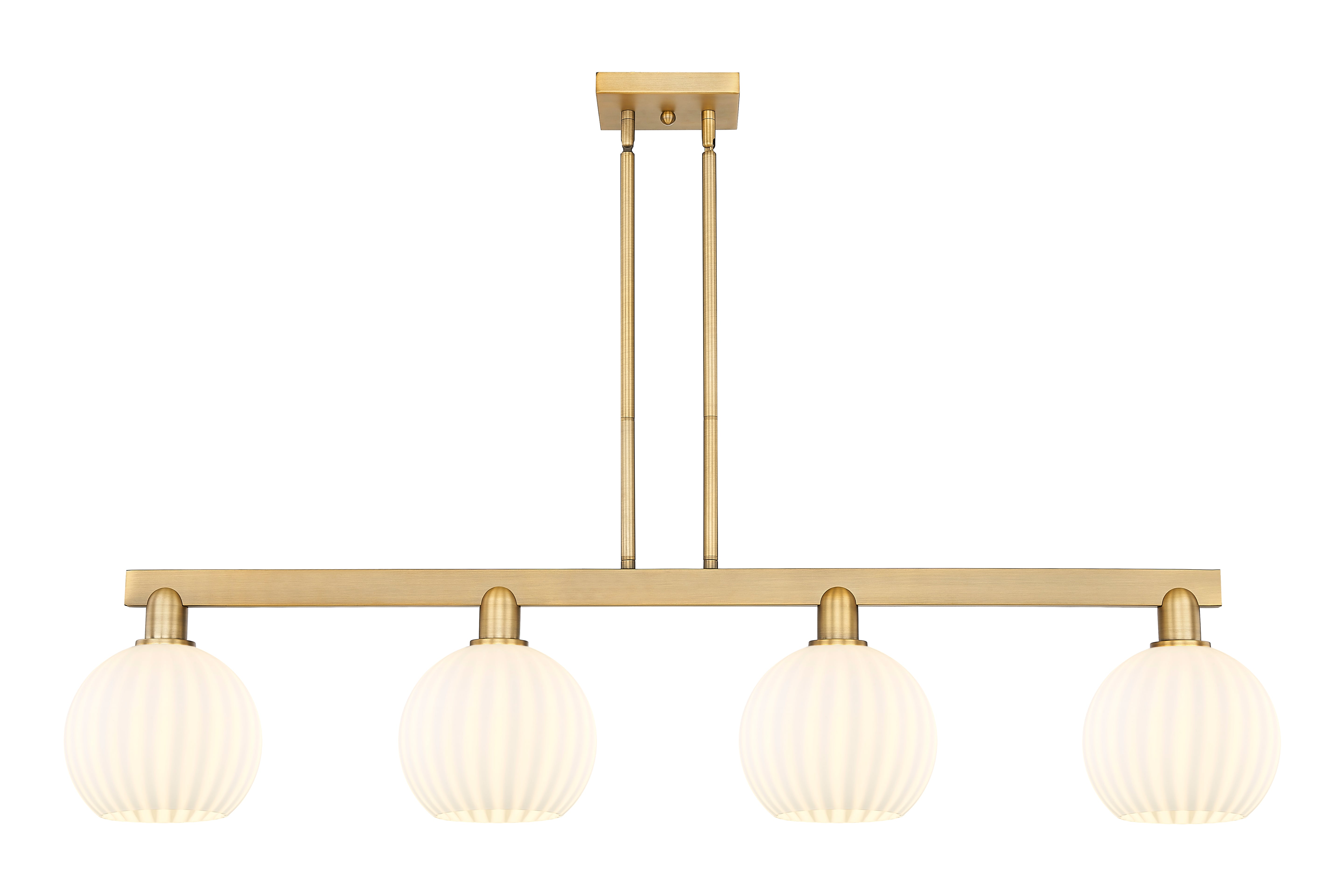 Arcadia Island Light Cast Brass Finish