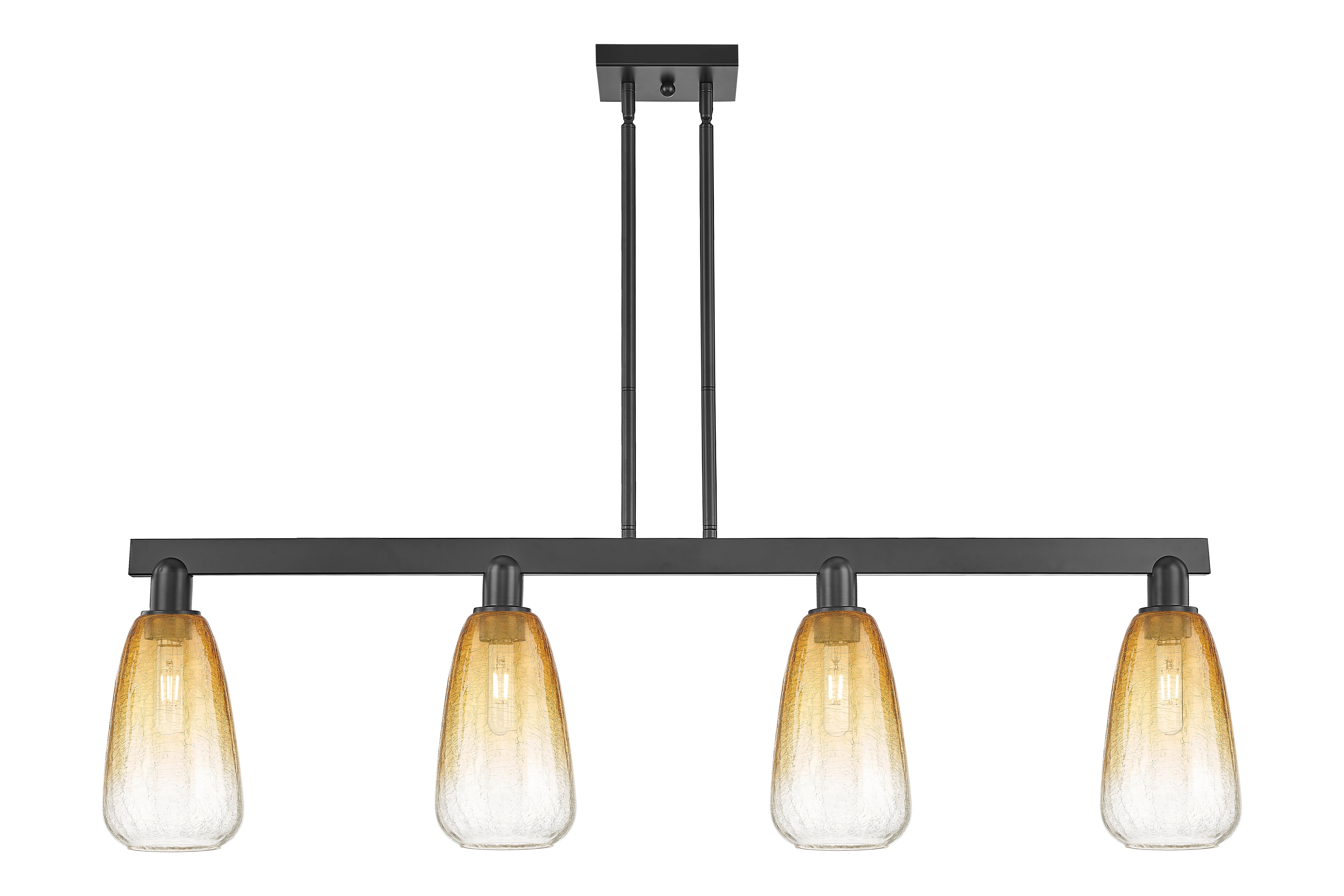 Arcadia Island Light Glass Brass Steel