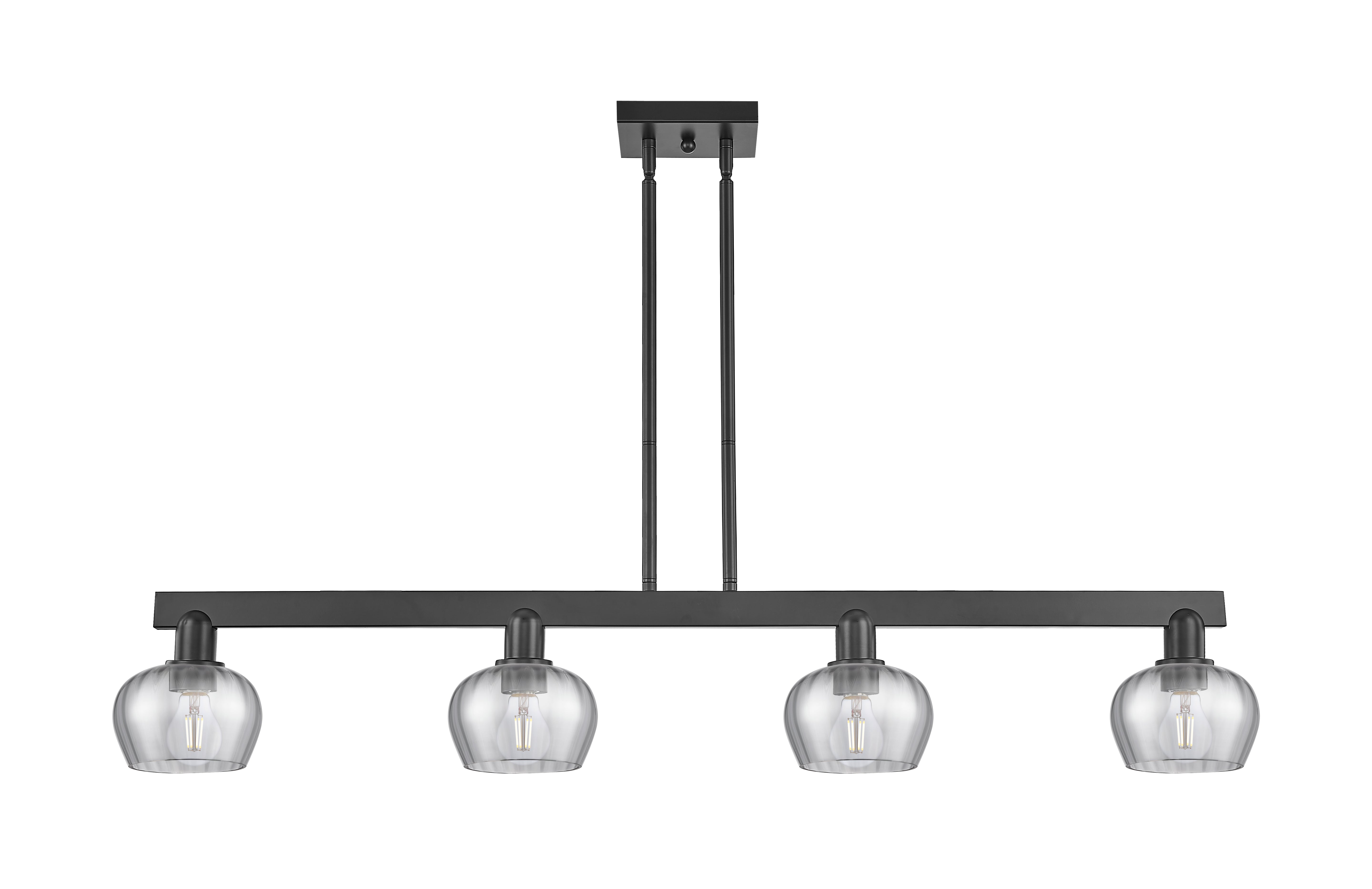 Arcadia Island Light Cast Brass Glass Steel