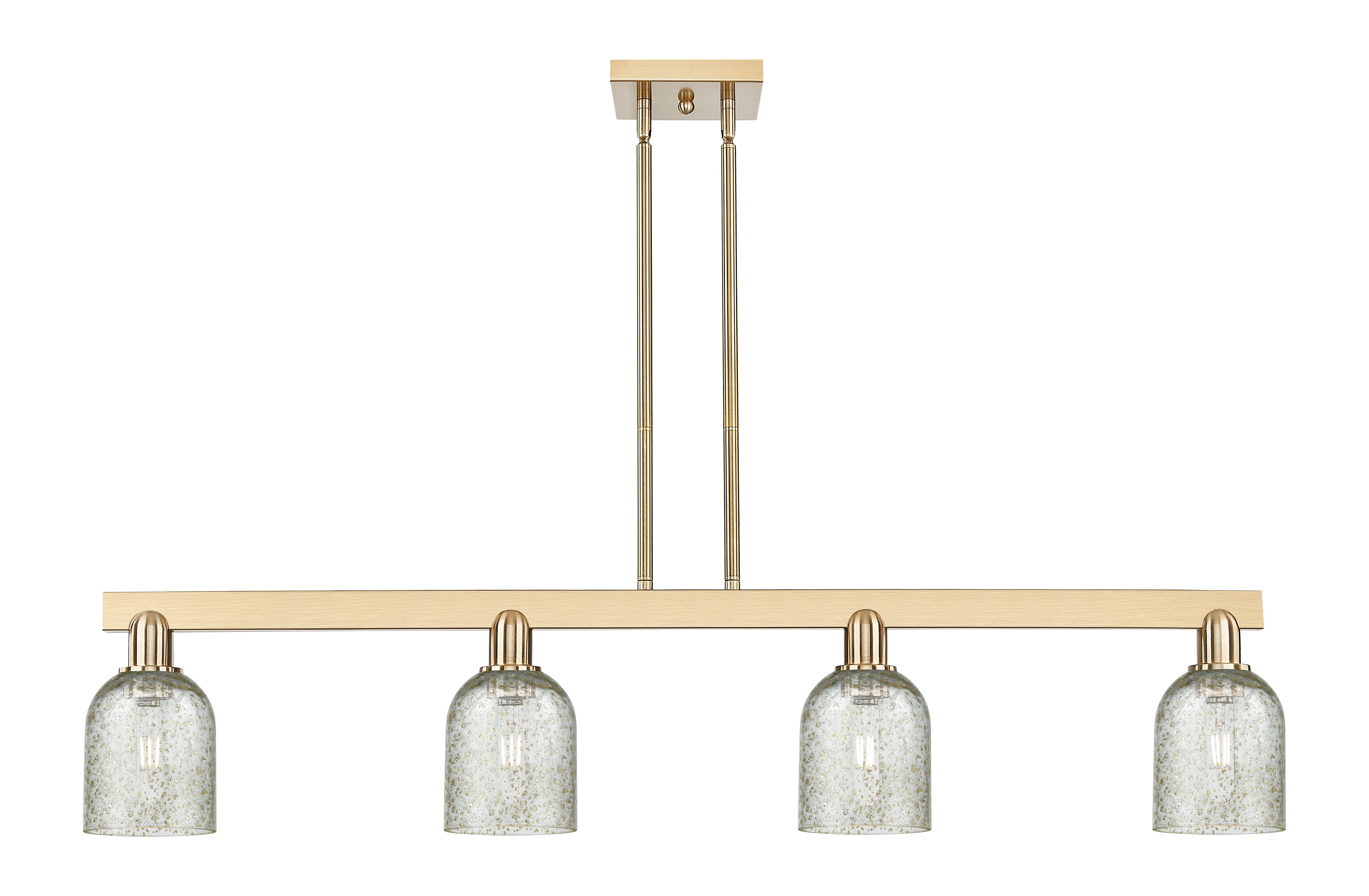 Arcadia Island Light Cast Brass Glass Steel