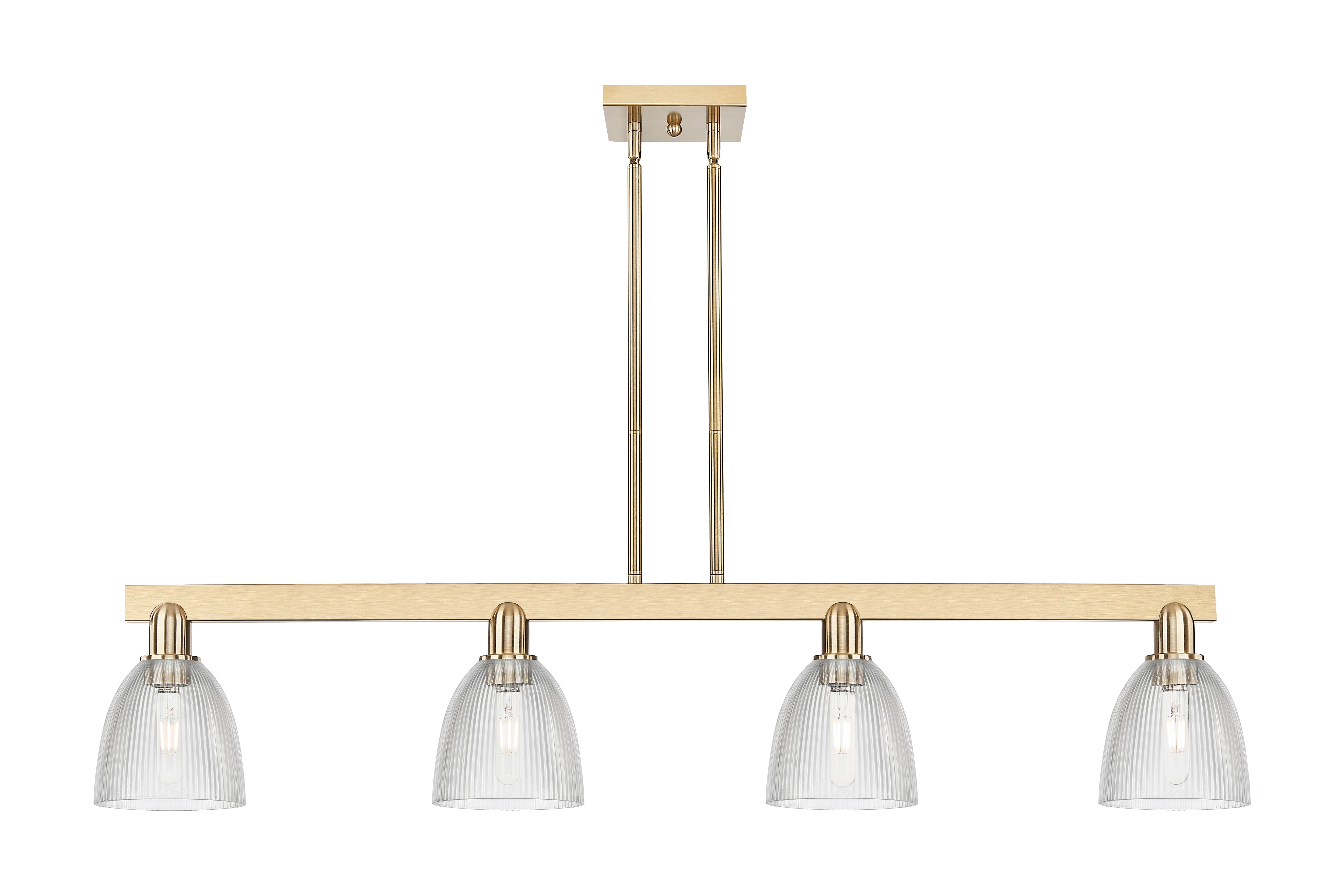 Arcadia Island Light Cast Brass Finish