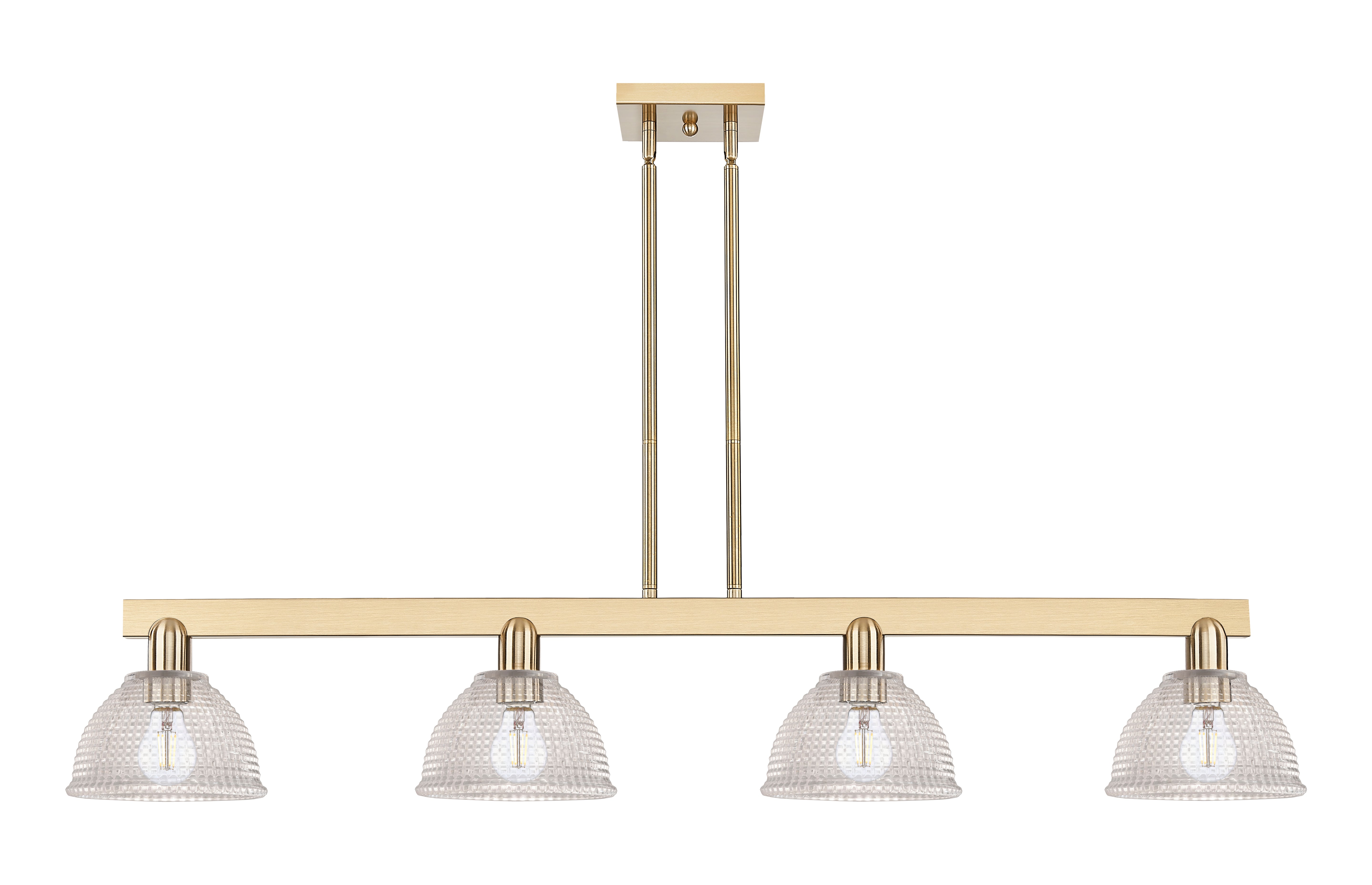 Arcadia Island Light Cast Brass Finish Steel