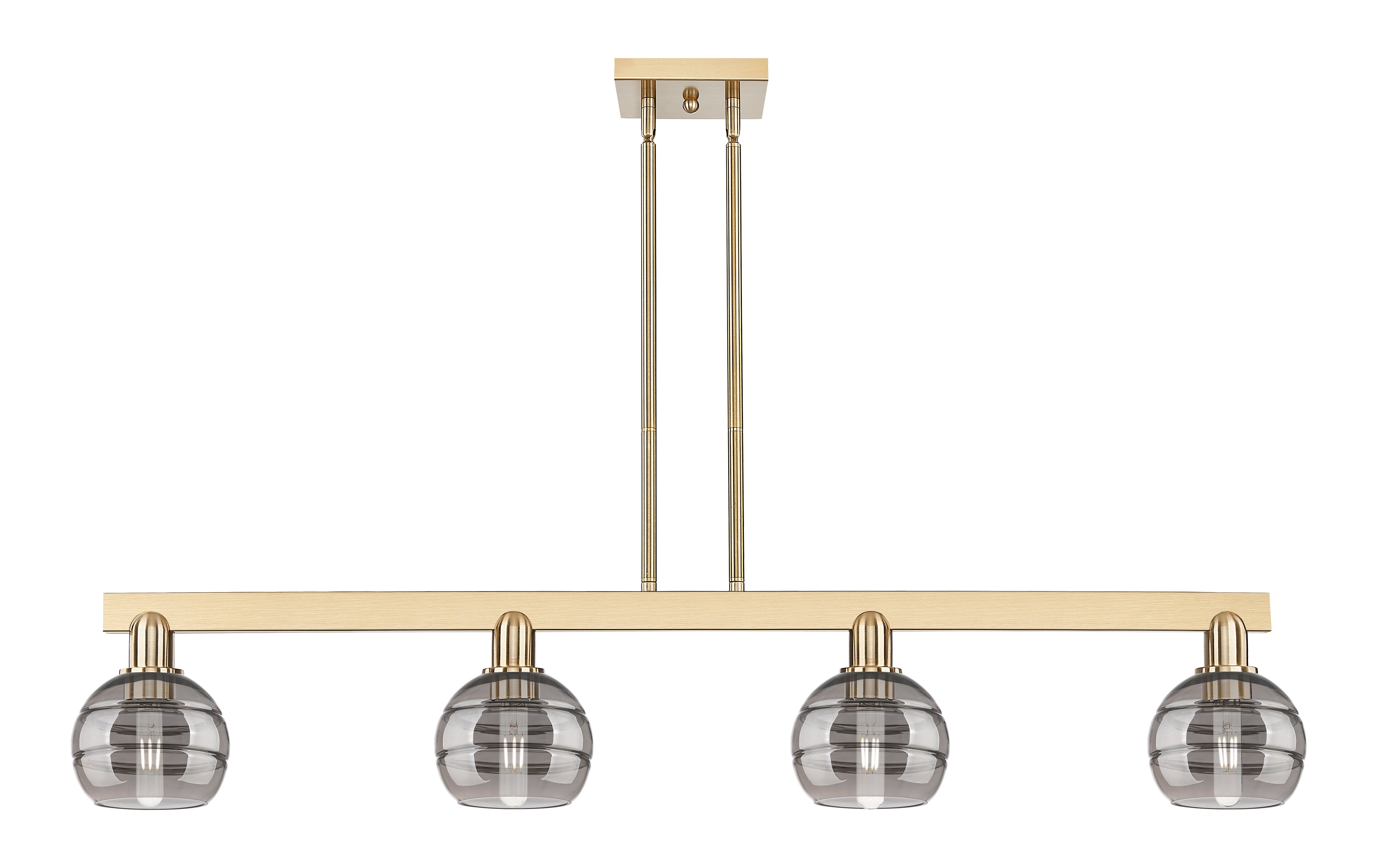 Arcadia Island Light Cast Brass Glass
