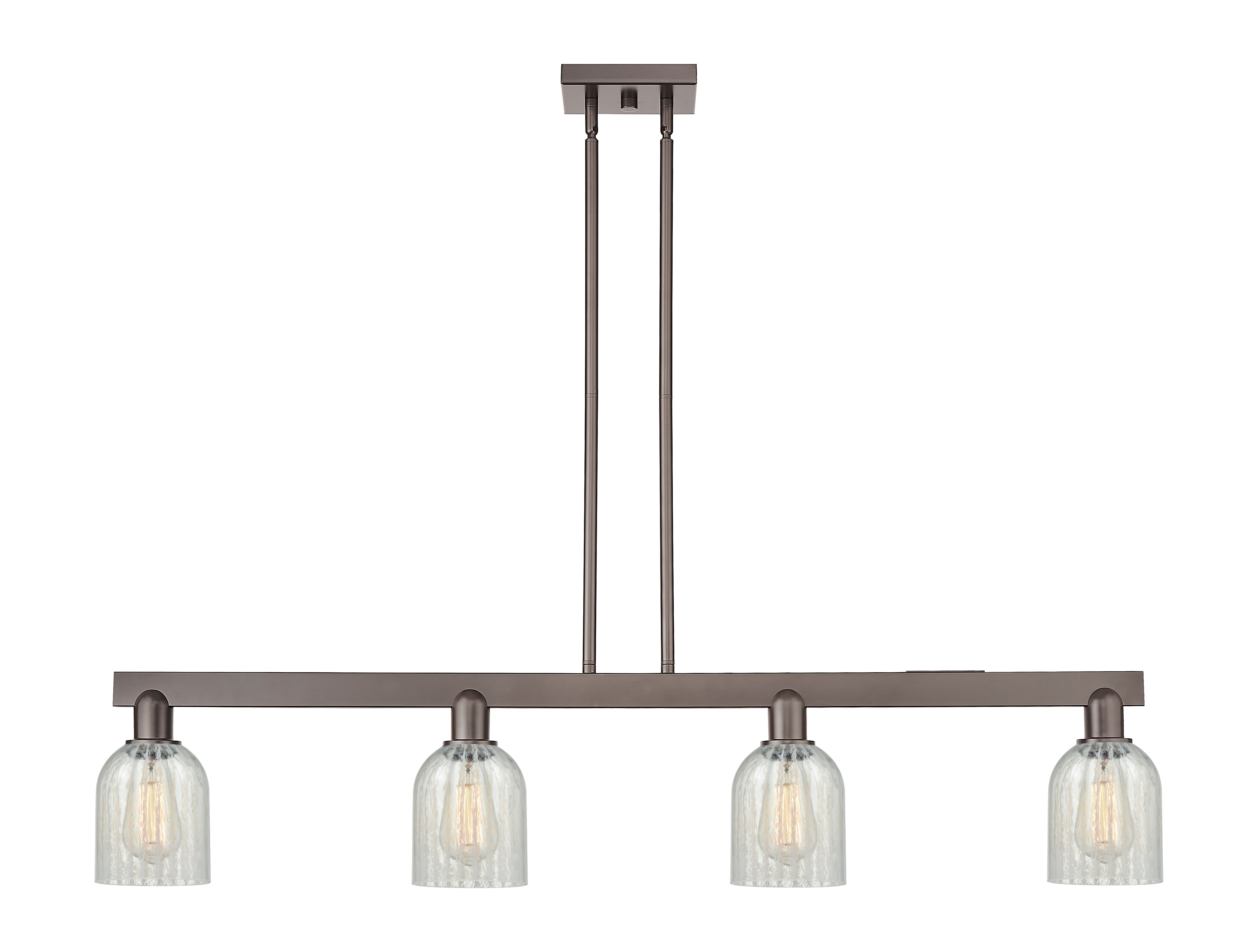 Arcadia Island Light Cast Brass Glass Steel