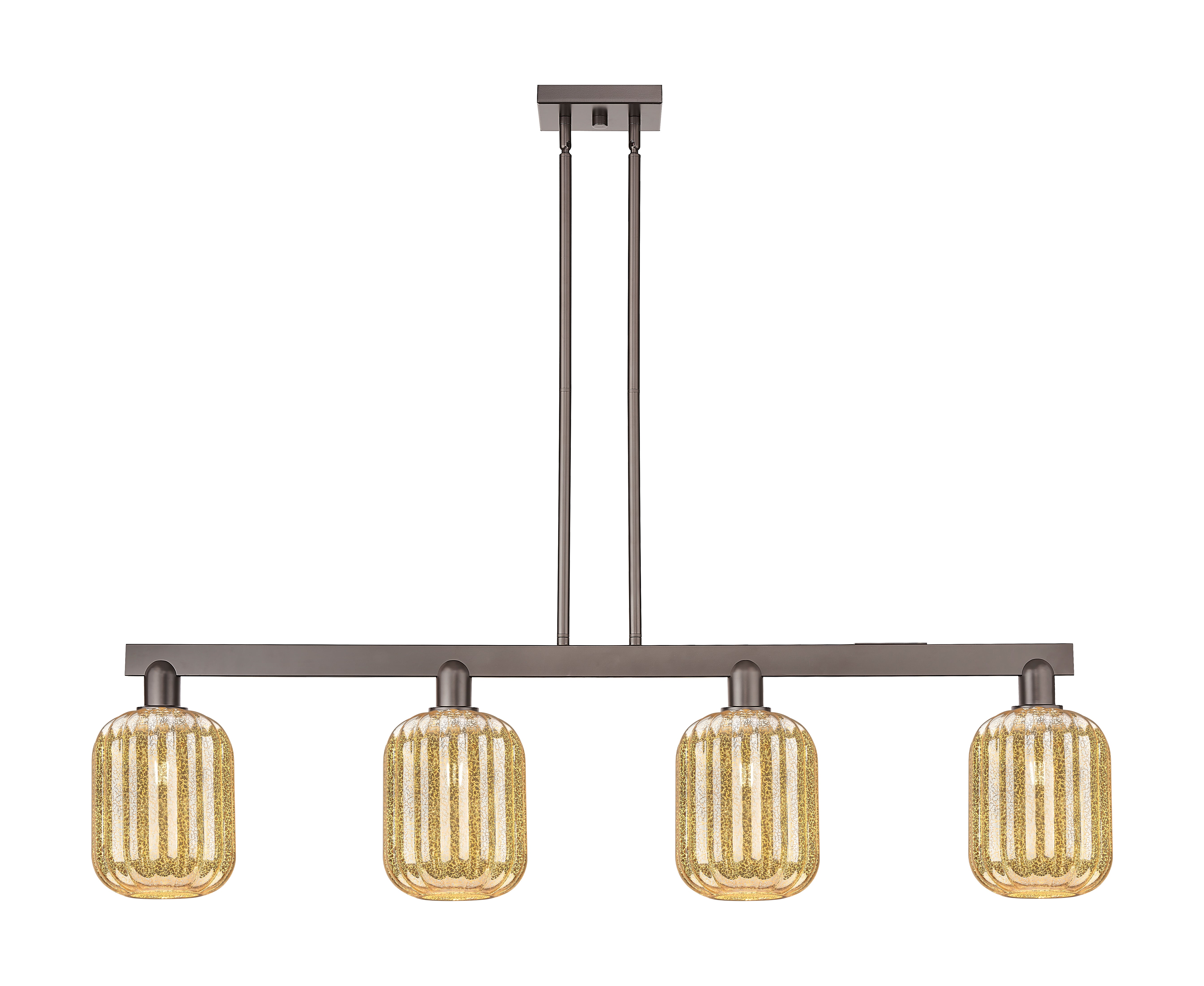 Arcadia Island Light Cast Brass Steel Glass