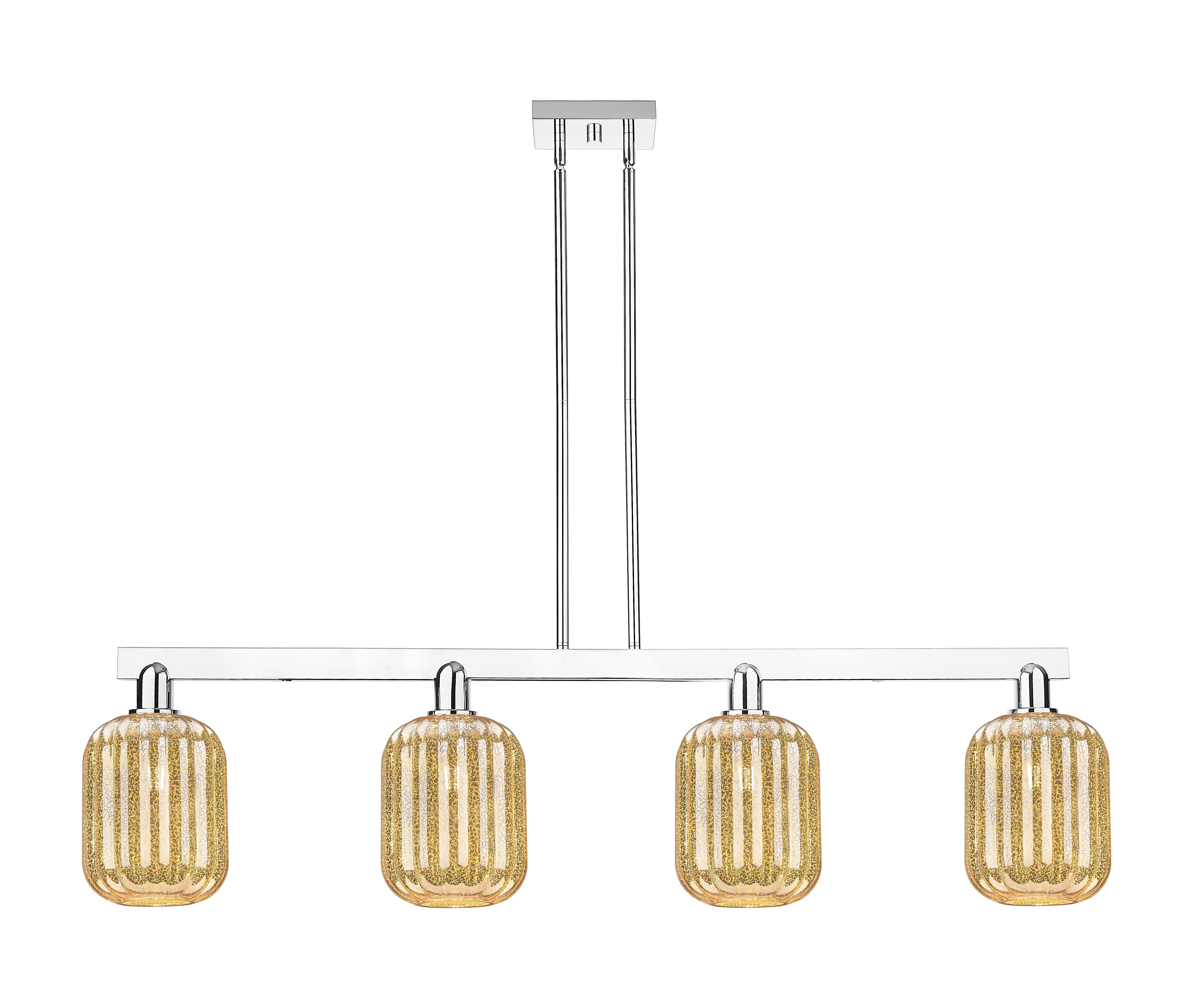 Arcadia Island Light Cast Brass Steel Glass