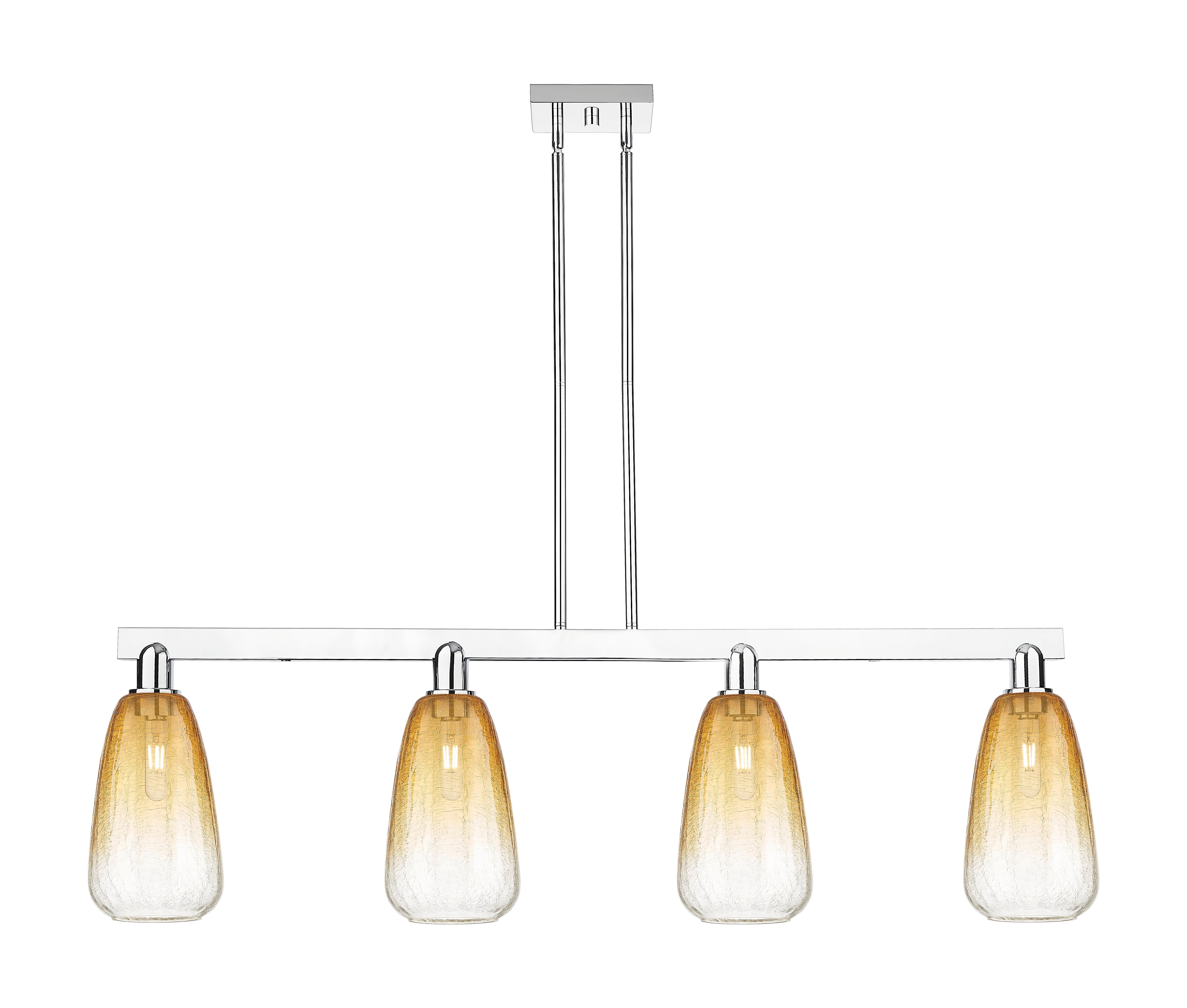 Arcadia Island Light Glass Brass Steel