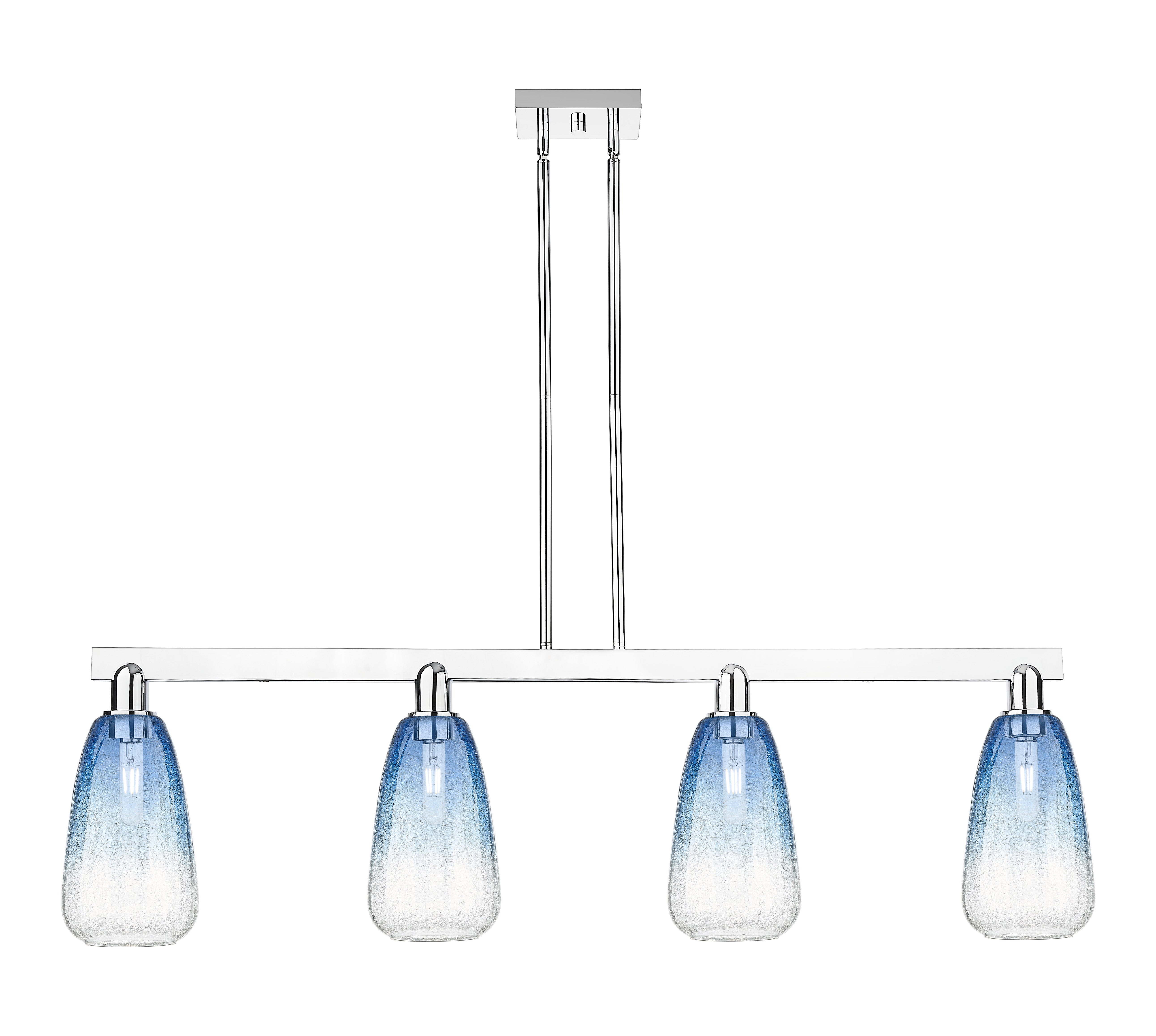 Arcadia Island Light Glass Brass Steel