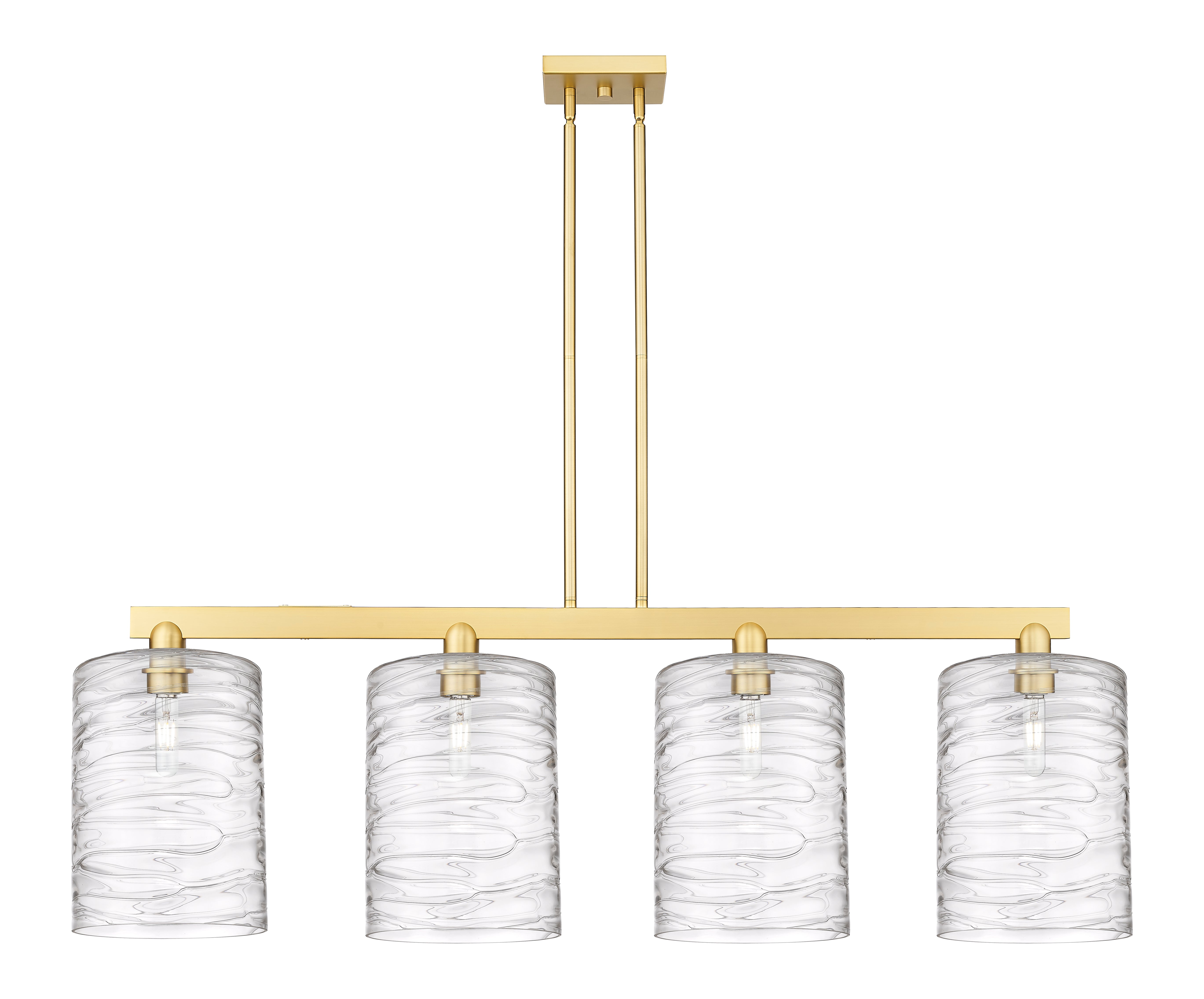 Arcadia Island Light Cast Brass Finish