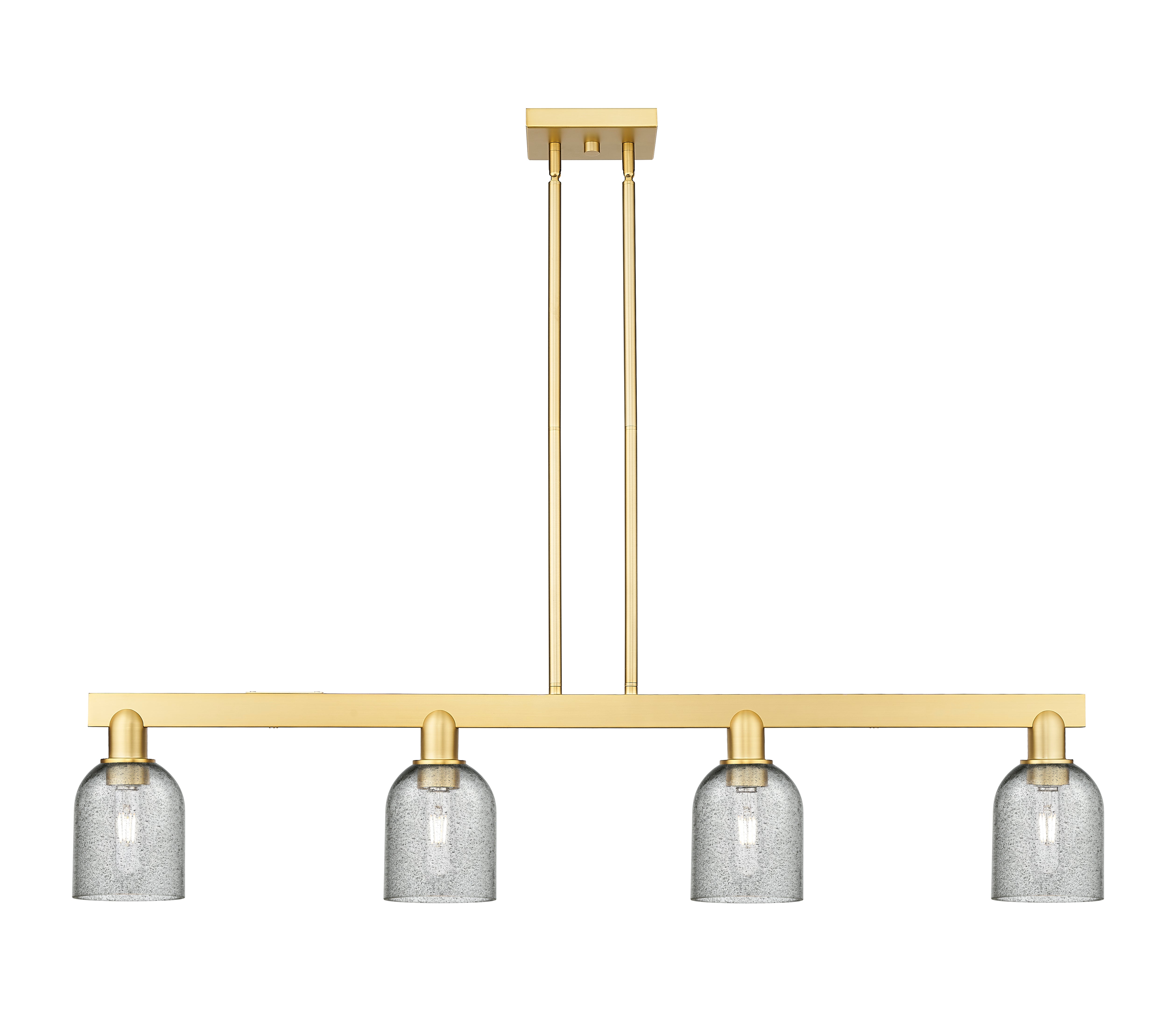 Arcadia Island Light Cast Brass Glass Steel
