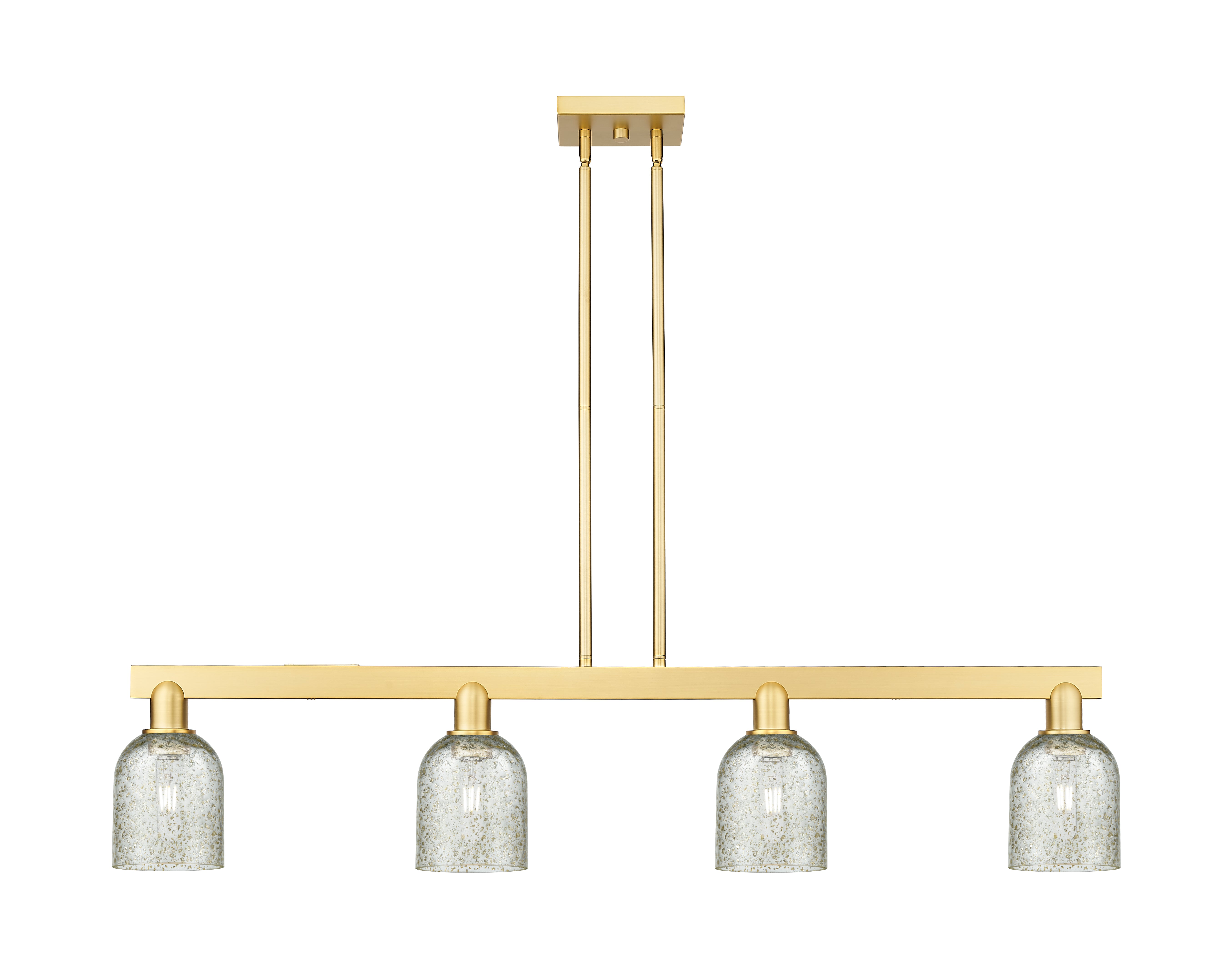 Arcadia Island Light Cast Brass Glass Steel