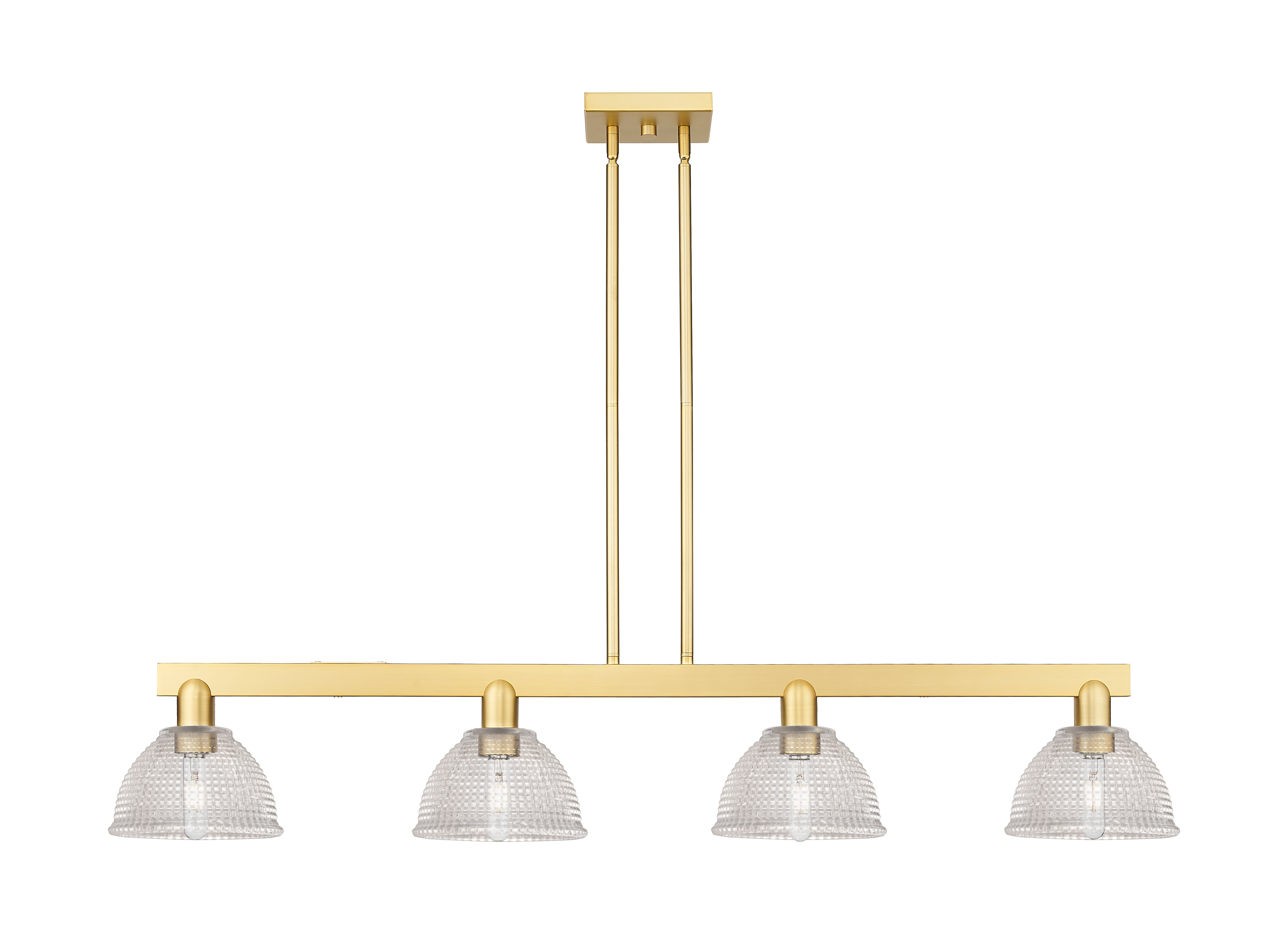 Arcadia Island Light Cast Brass Finish Steel