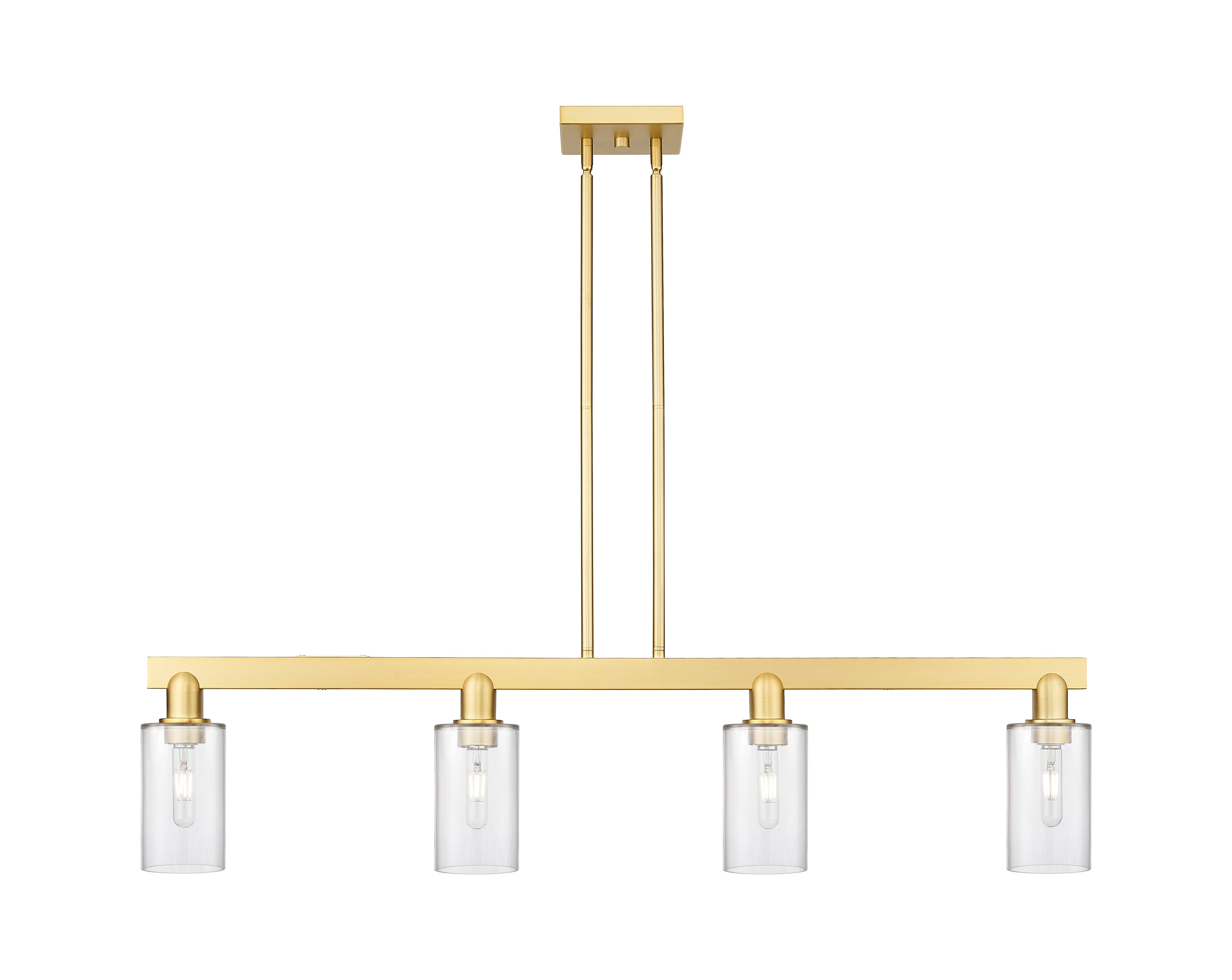 Arcadia Island Light Cast Brass Finish