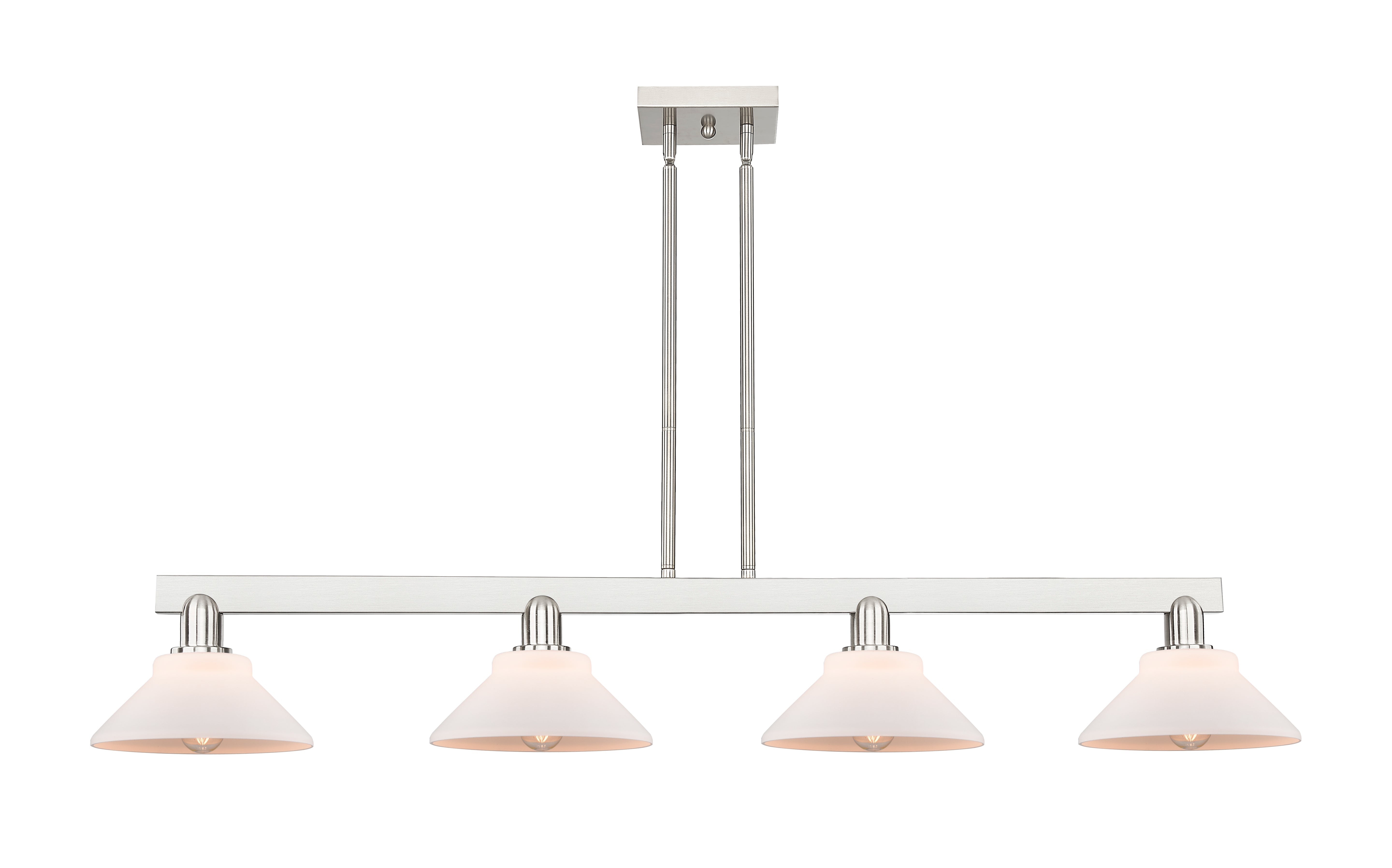 Arcadia Island Light Cast Brass Glass Steel